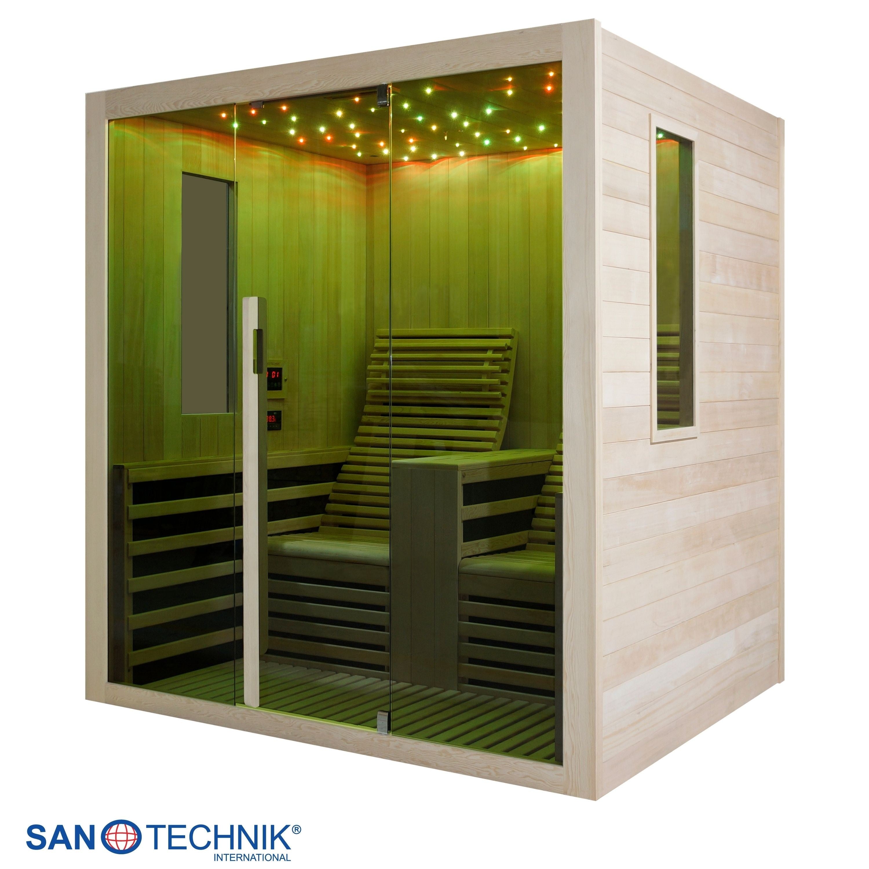 Sanotechnik - CARBON 2 Infrarotkabine für 2 Personen 180x150x195 cm