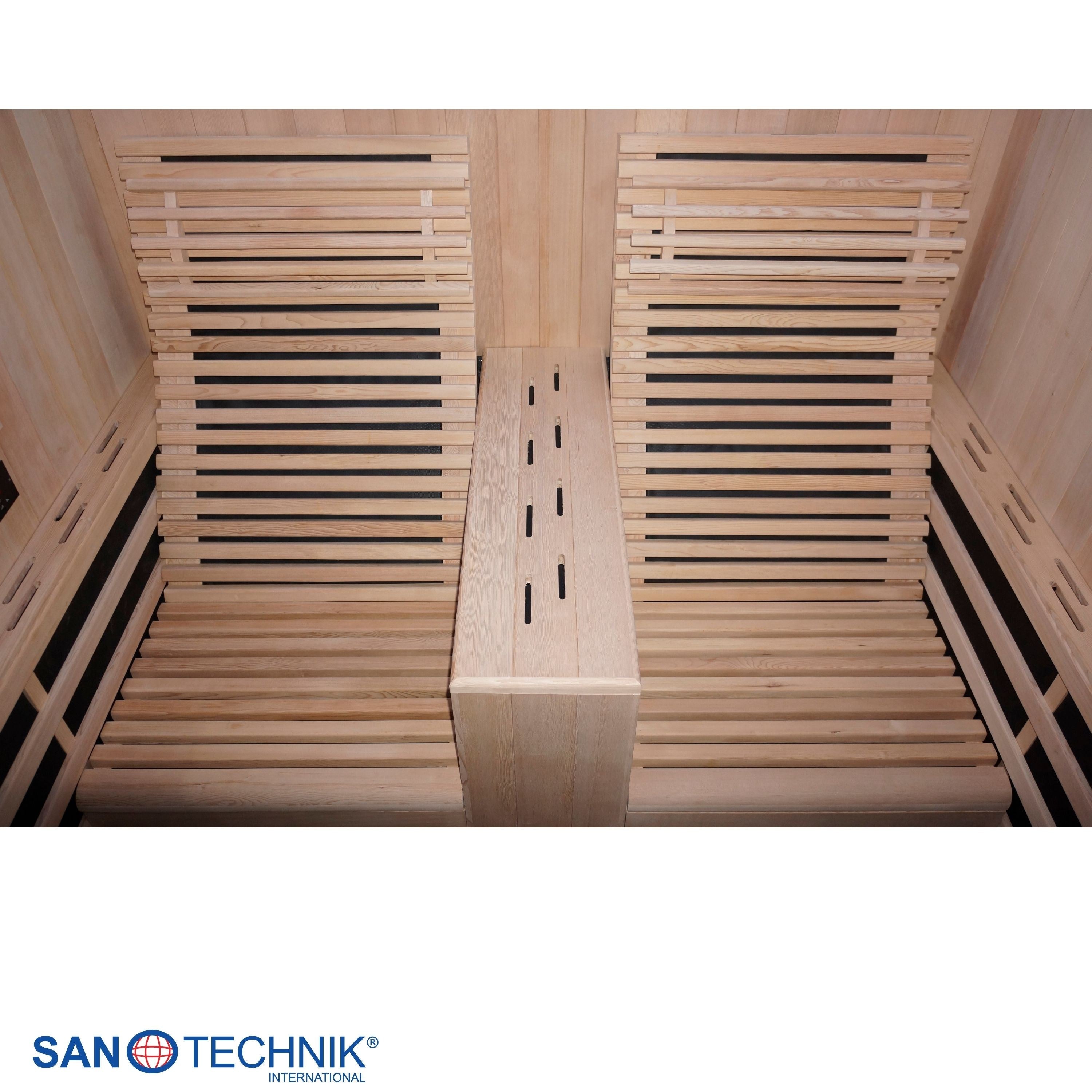 Sanotechnik - CARBON 2 Infrarotkabine für 2 Personen 180x150x195 cm