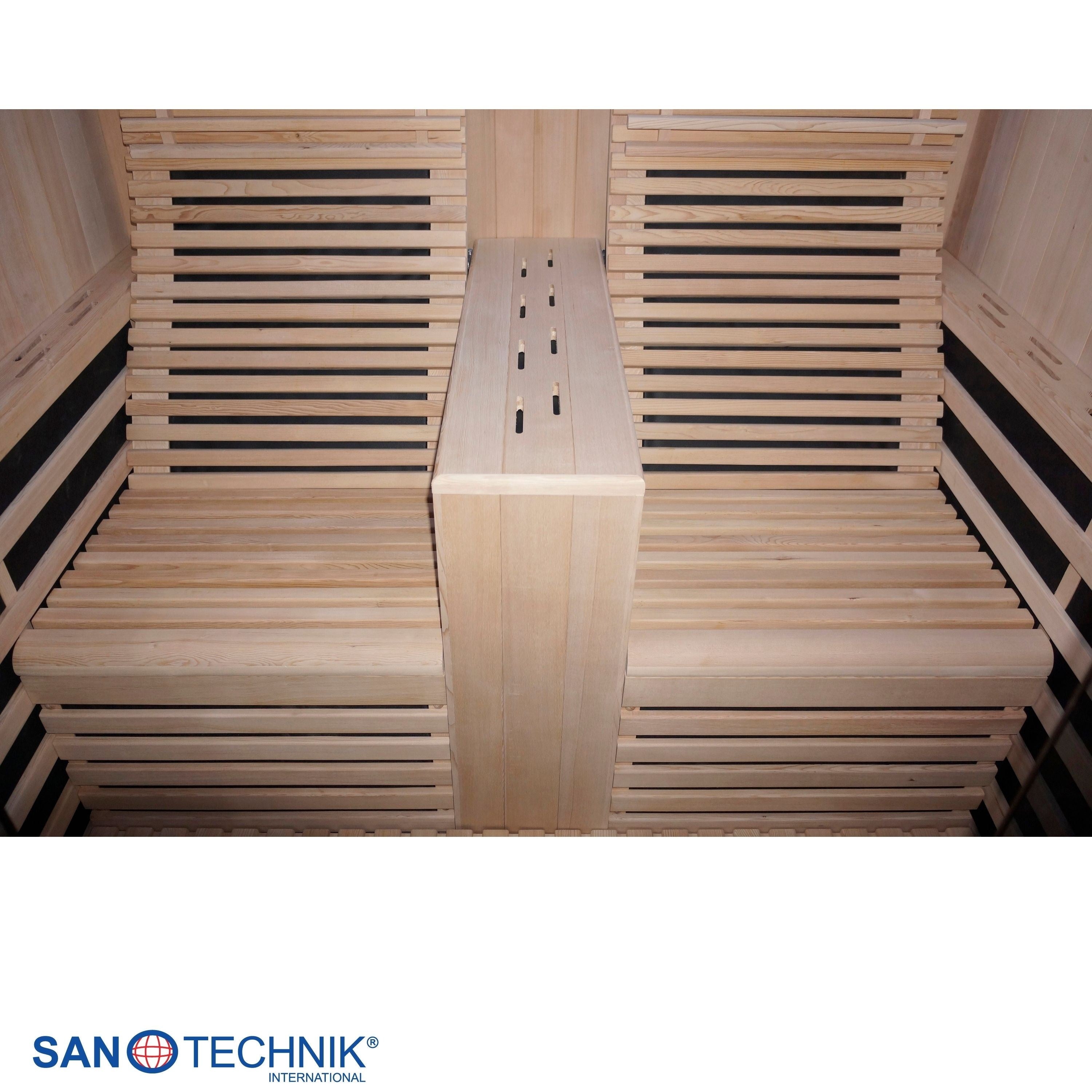 Sanotechnik - CARBON 2 Infrarotkabine für 2 Personen 180x150x195 cm