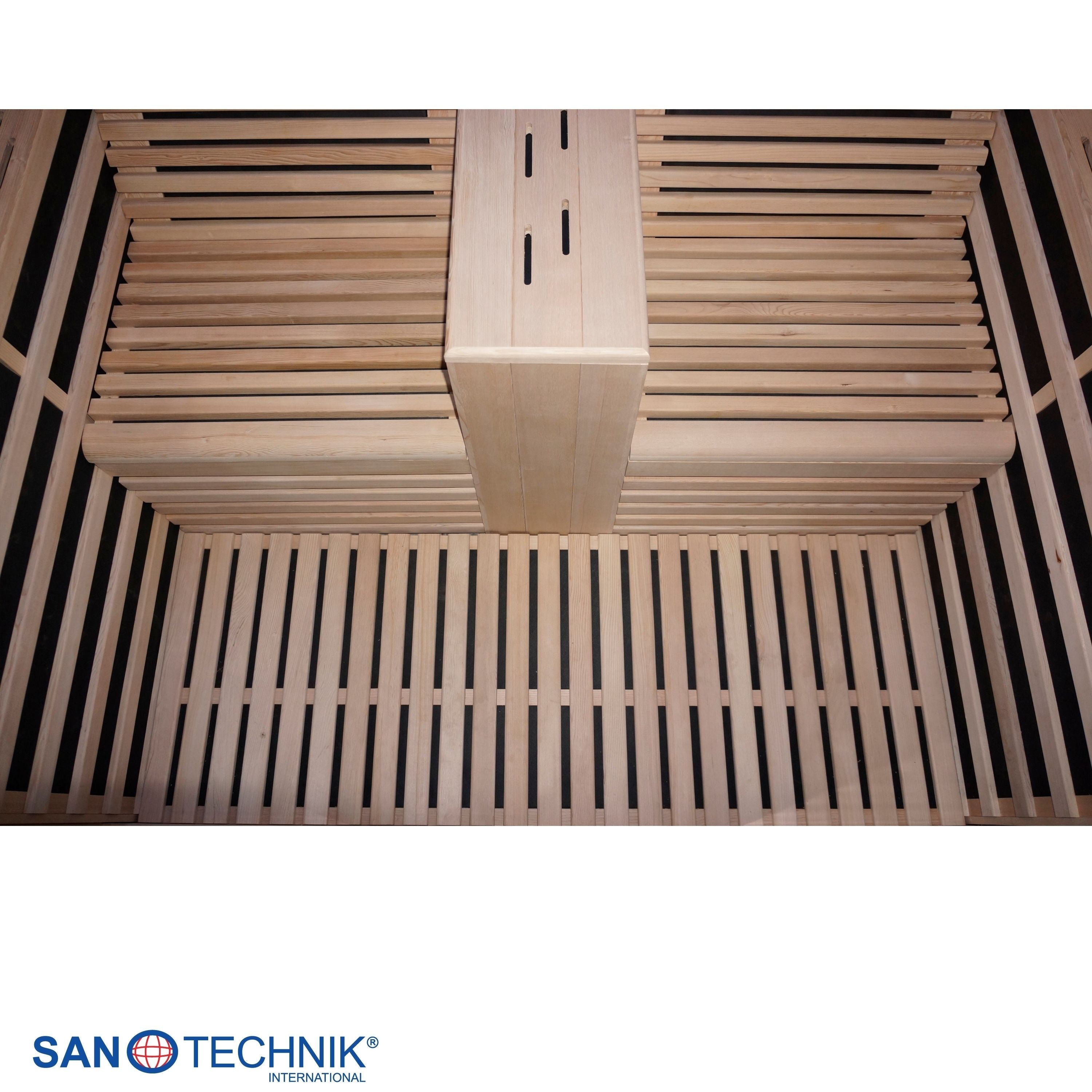 Sanotechnik - CARBON 2 Infrarotkabine für 2 Personen 180x150x195 cm