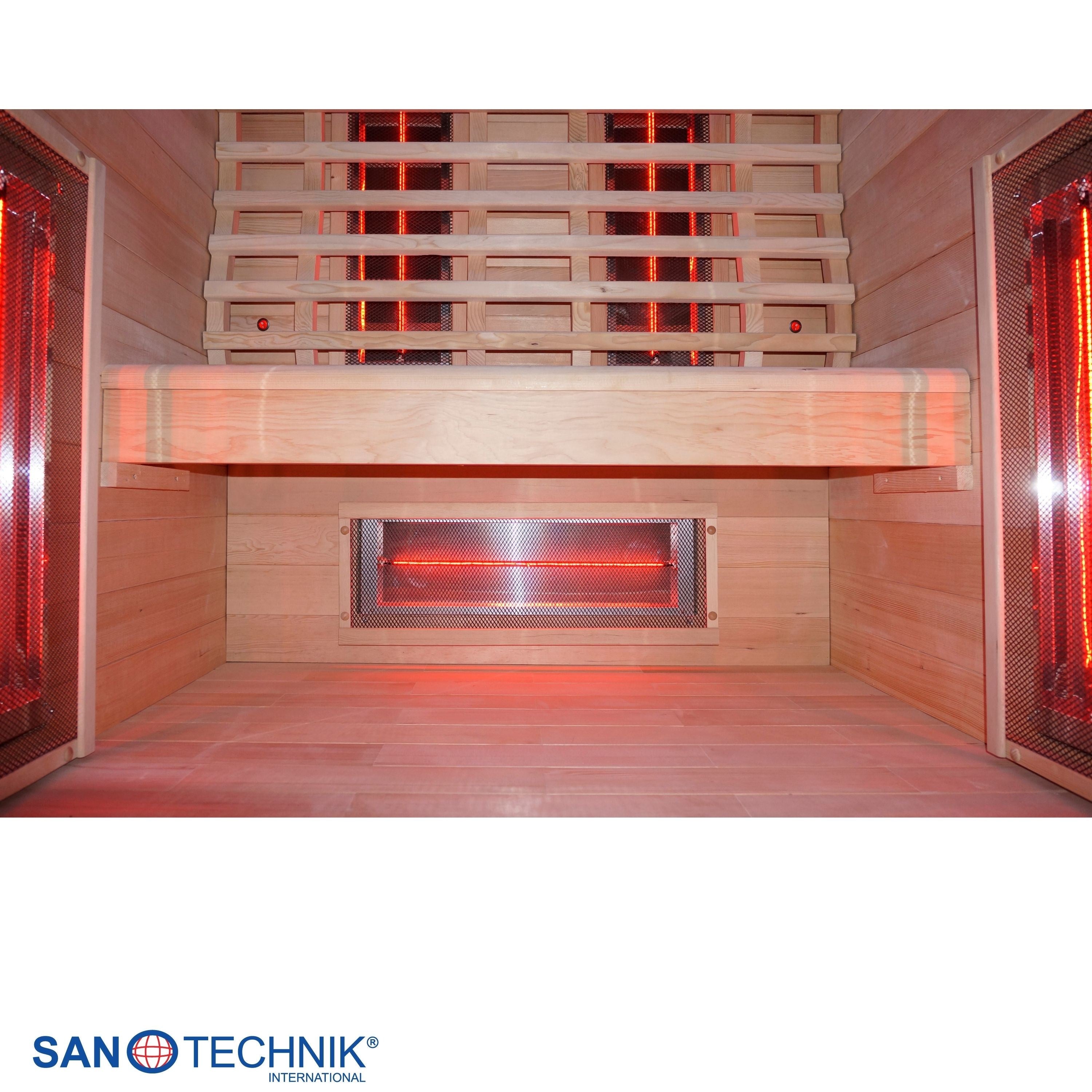 Sanotechnik - RUBY 2 Infrarotkabine für 2 Personen 120x100x195 cm