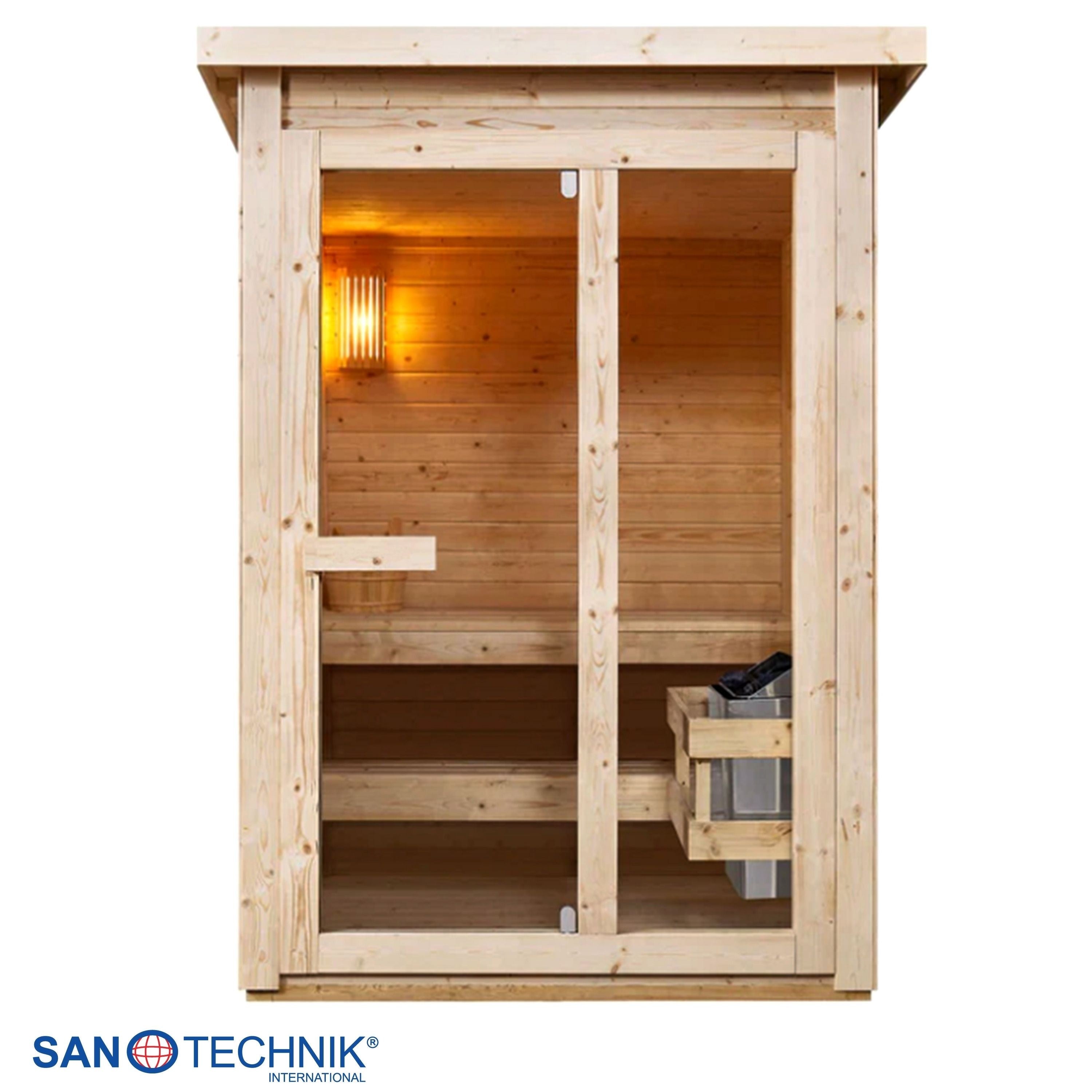 Sanotechnik - HELSINKI Außensauna für 2-3 Personen 165x175x218,9 cm