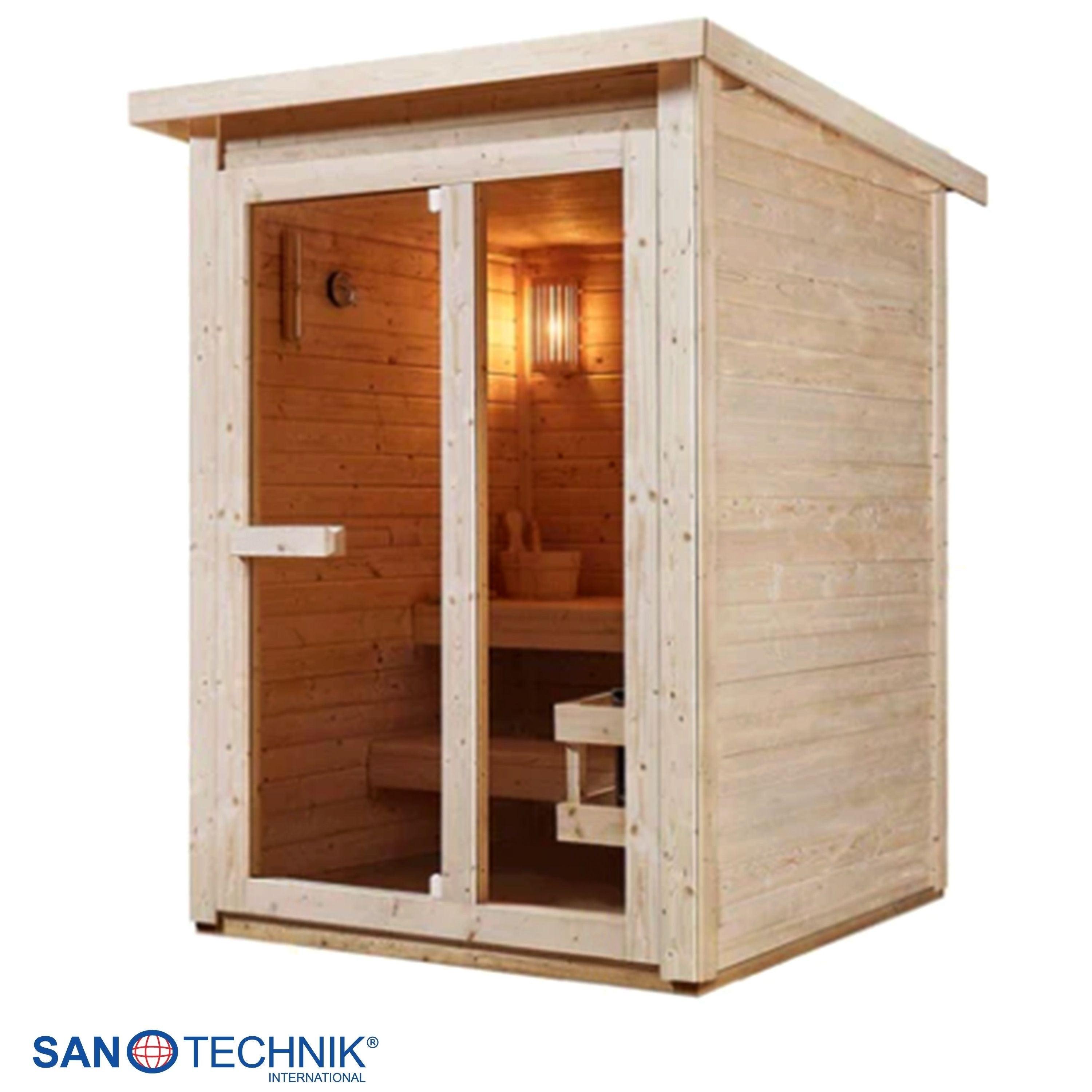 Sanotechnik - HELSINKI Außensauna für 2-3 Personen 165x175x218,9 cm