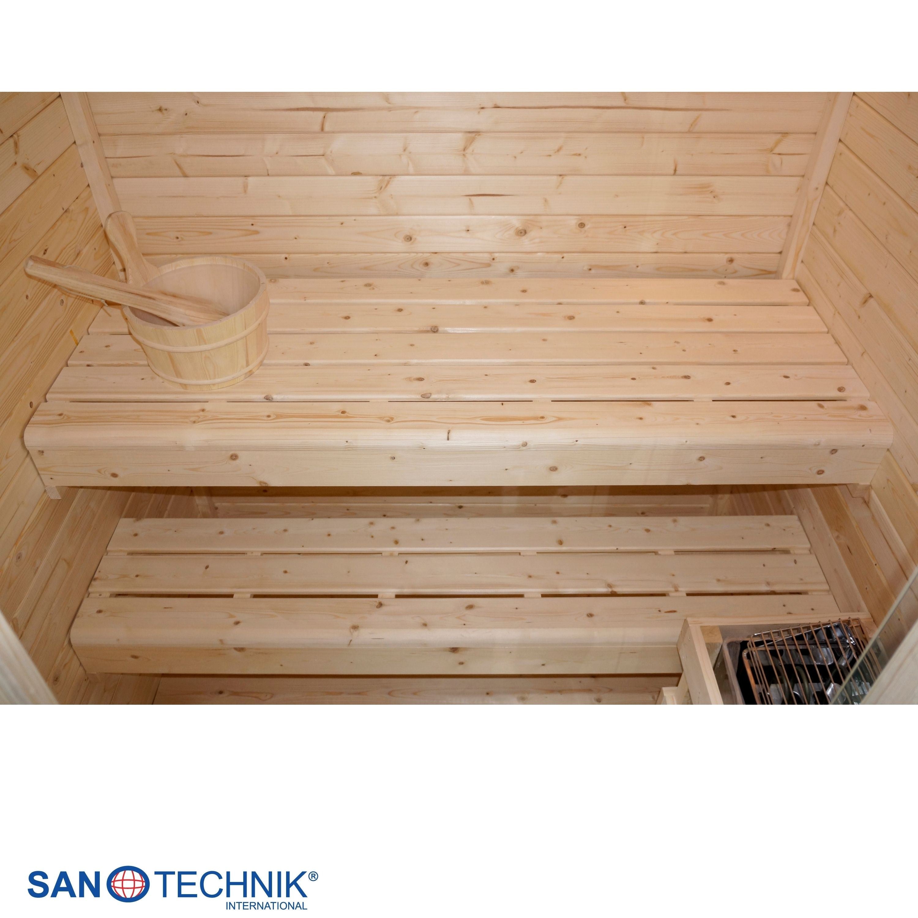 Sanotechnik - HELSINKI Außensauna für 2-3 Personen 165x175x218,9 cm