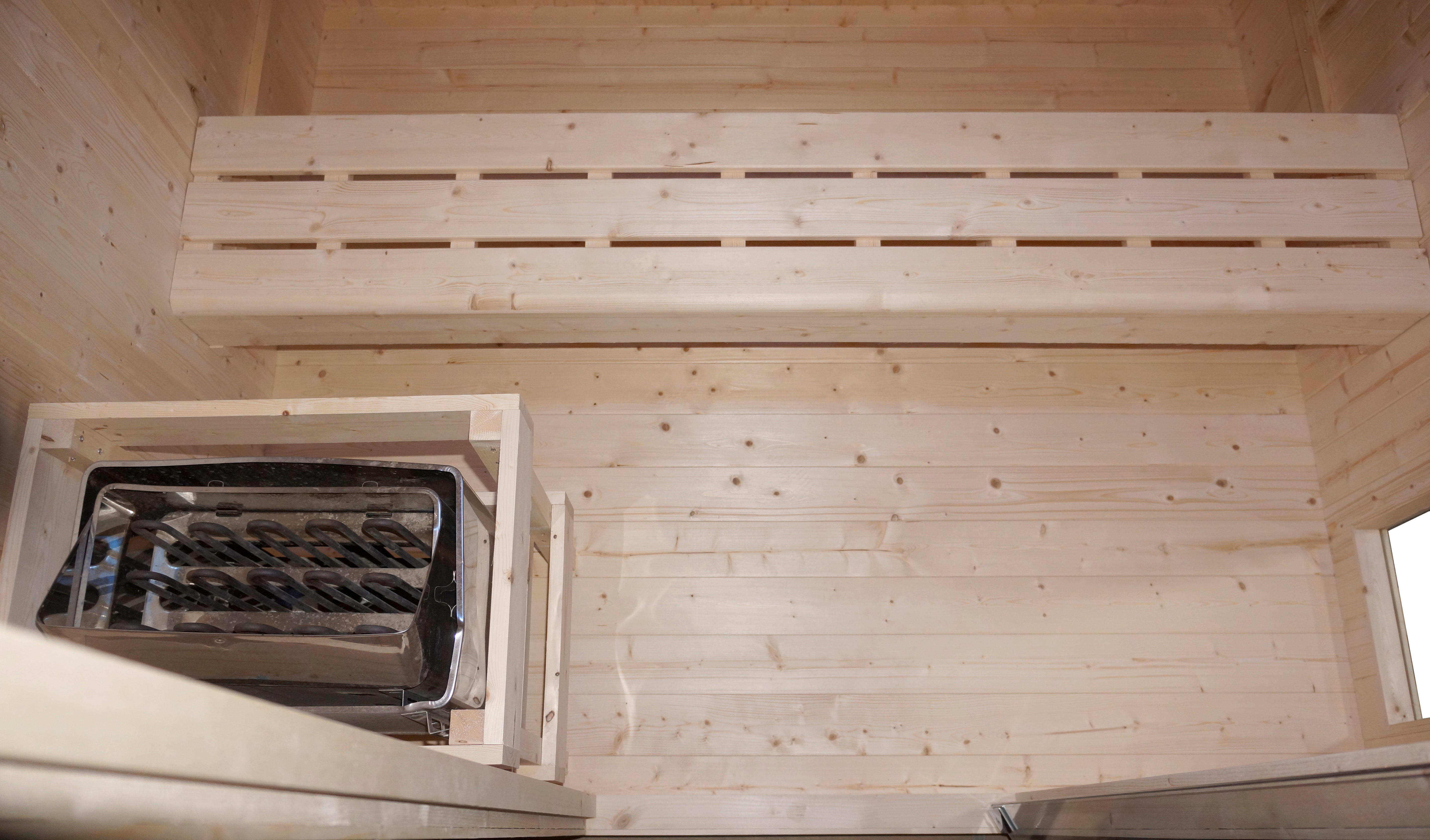 Sanotechnik - LAHTI Außensauna+Infrarotkabine für 2-3 Personen 198x181,5x202,2 cm