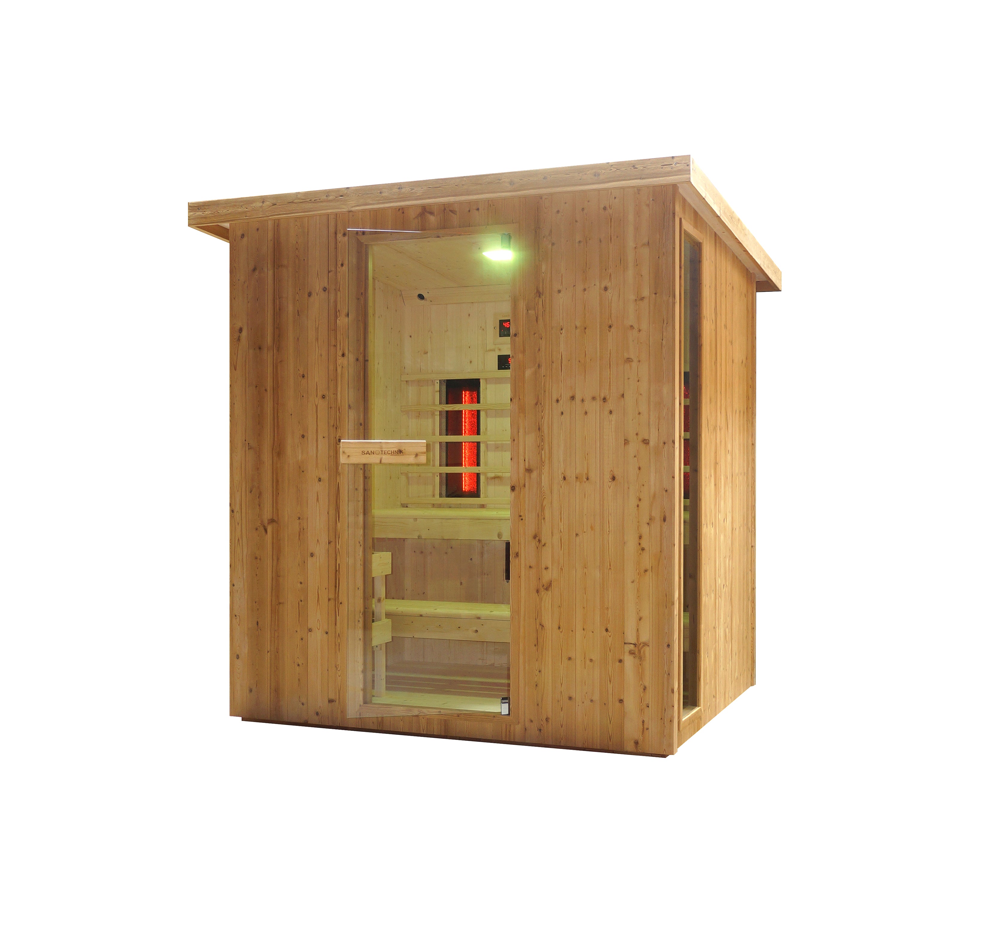 Outdoor Kombination Sauna und Infrarotkabine LAHTI
