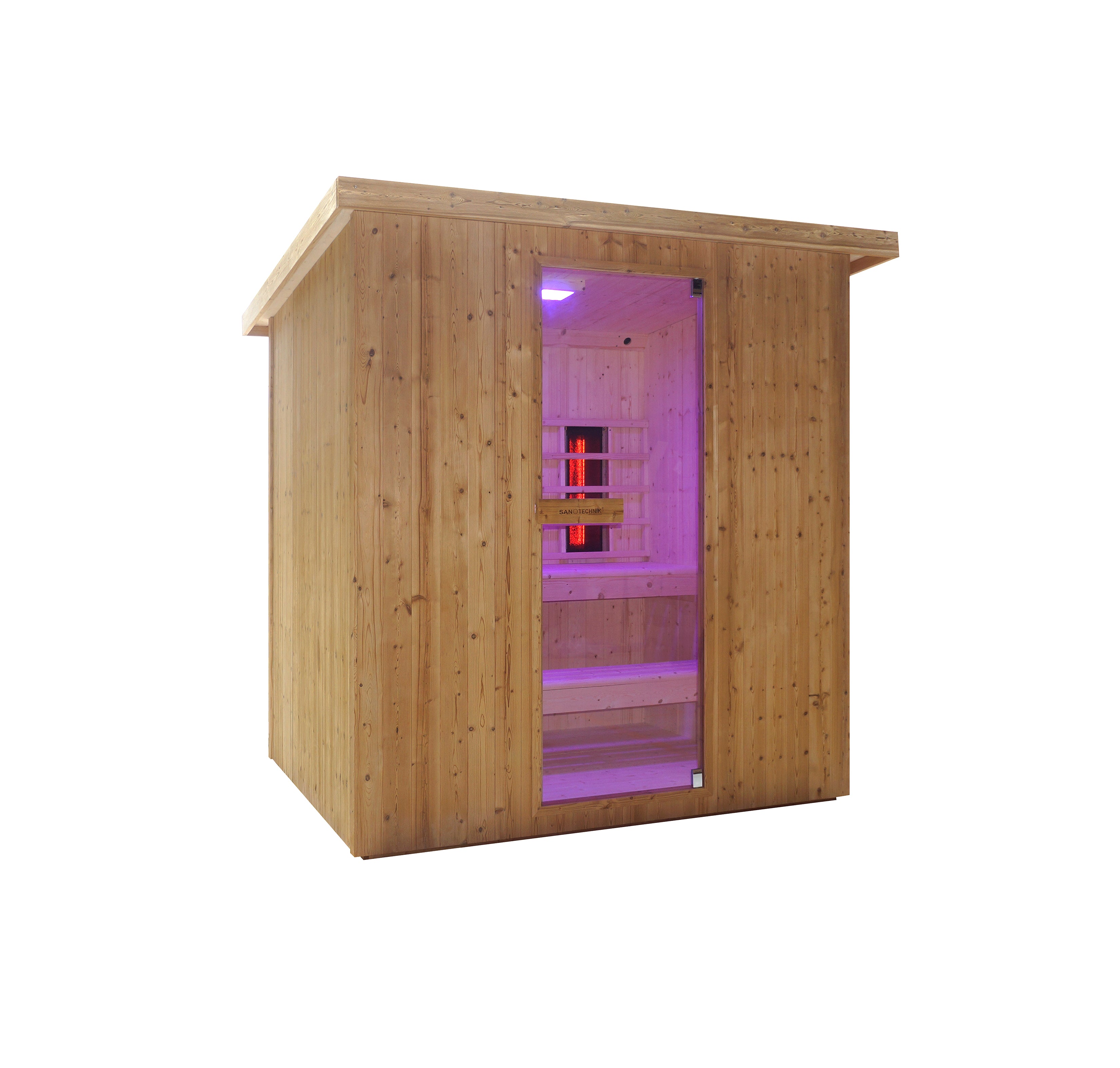 Outdoor Kombination Sauna und Infrarotkabine LAHTI