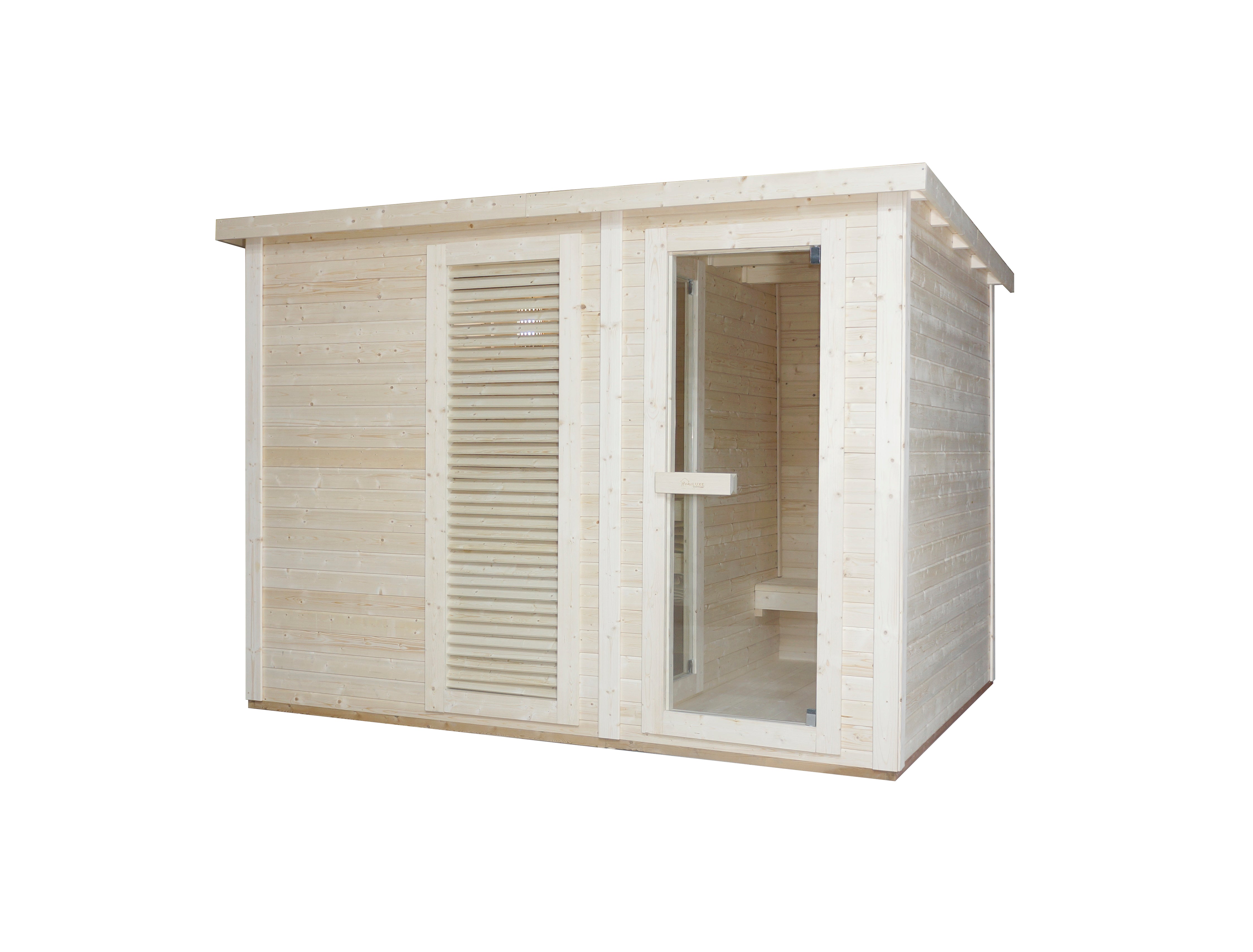Outdoorsauna VAASA mit Umkleide