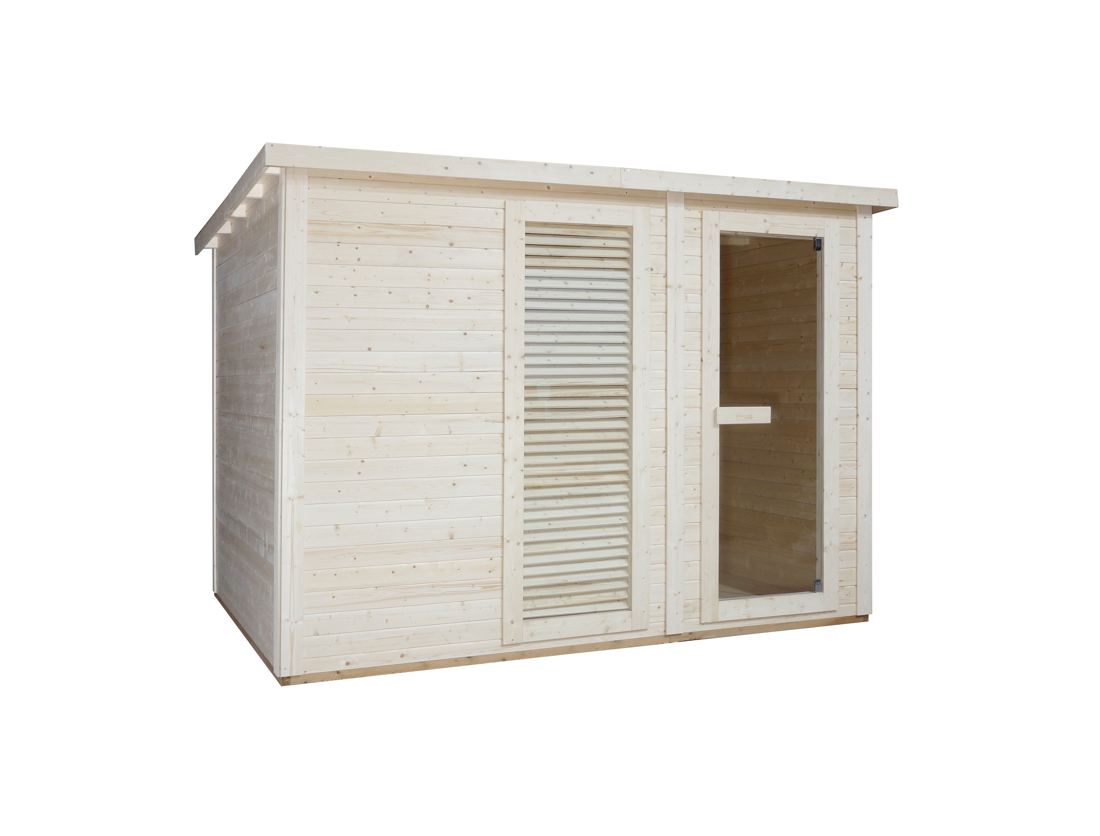 Outdoorsauna VAASA mit Umkleide