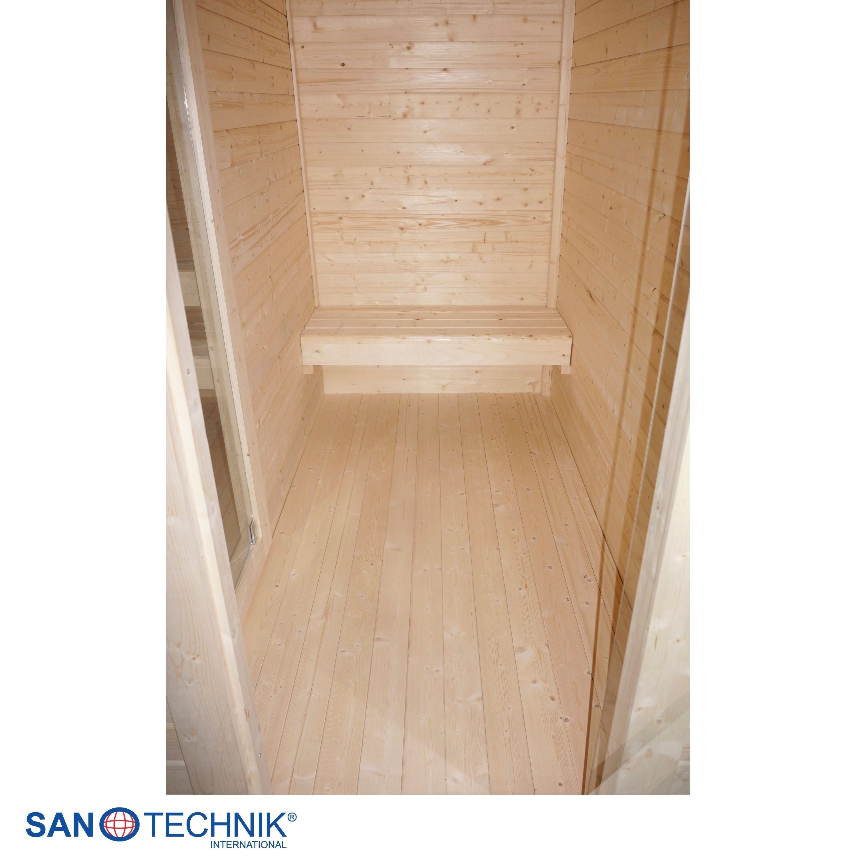 Sanotechnik - VAASA Außensauna für 4-5 Personen 310x230x219,5 cm
