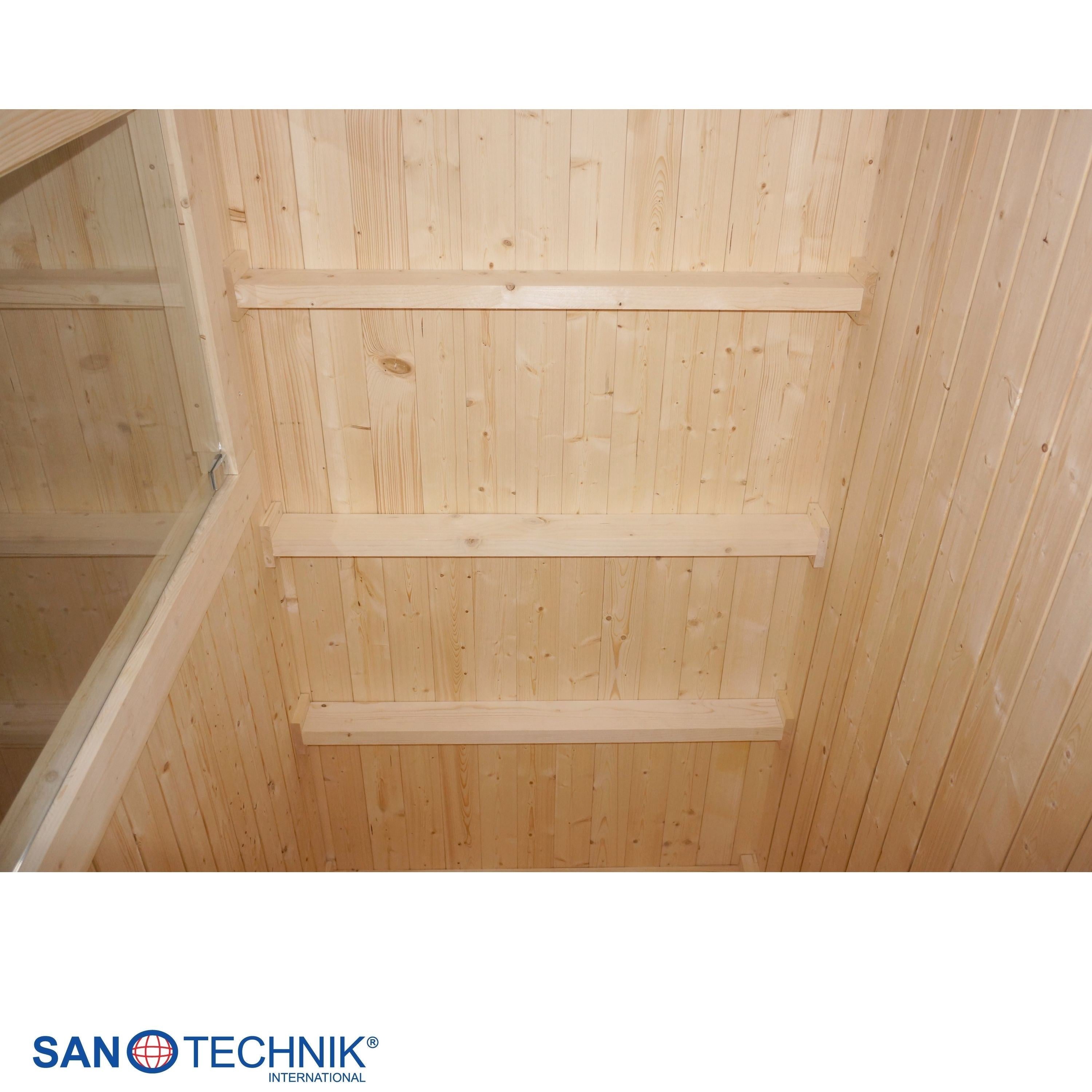 Sanotechnik - VAASA Außensauna für 4-5 Personen 310x230x219,5 cm