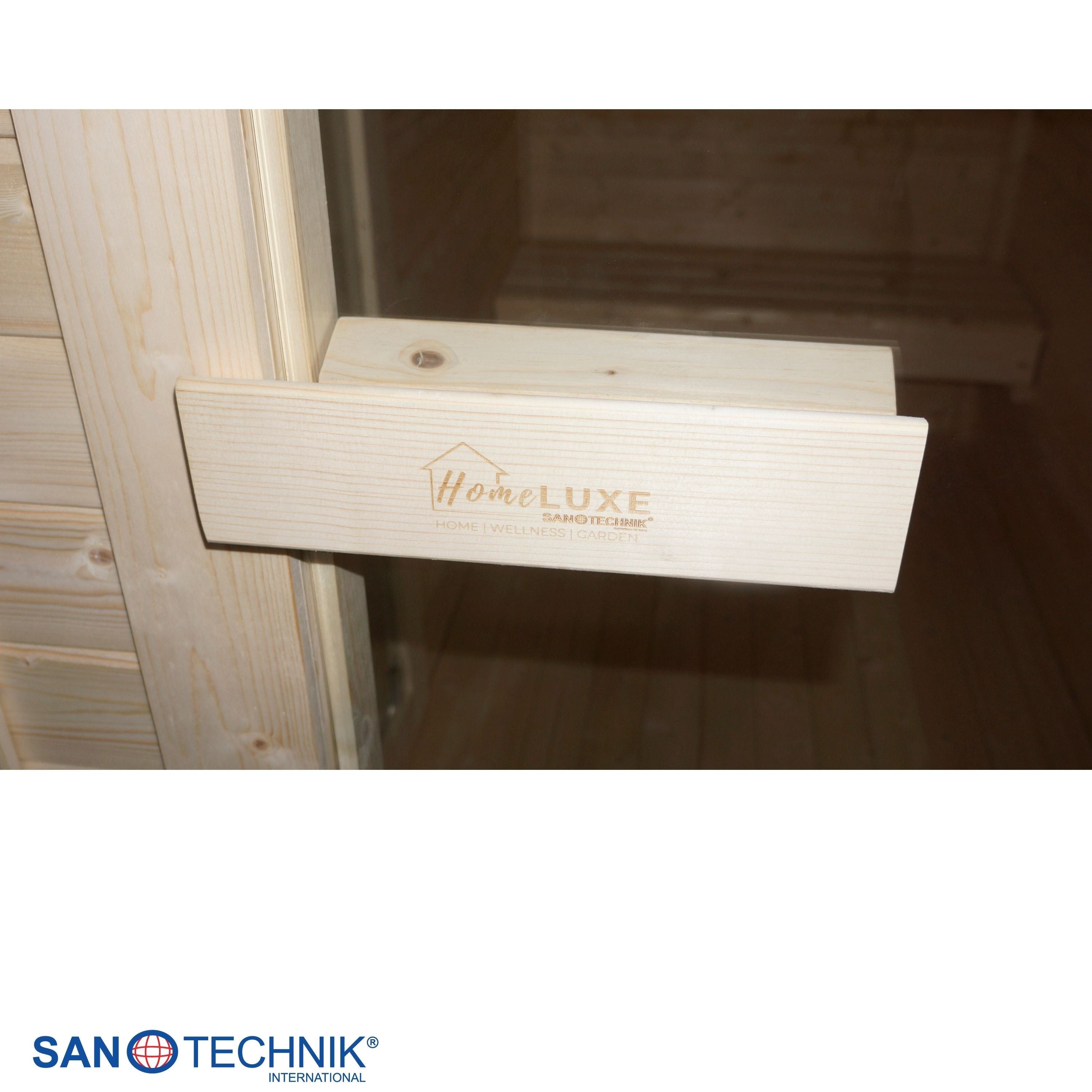 Sanotechnik - VAASA Außensauna für 4-5 Personen 310x230x219,5 cm