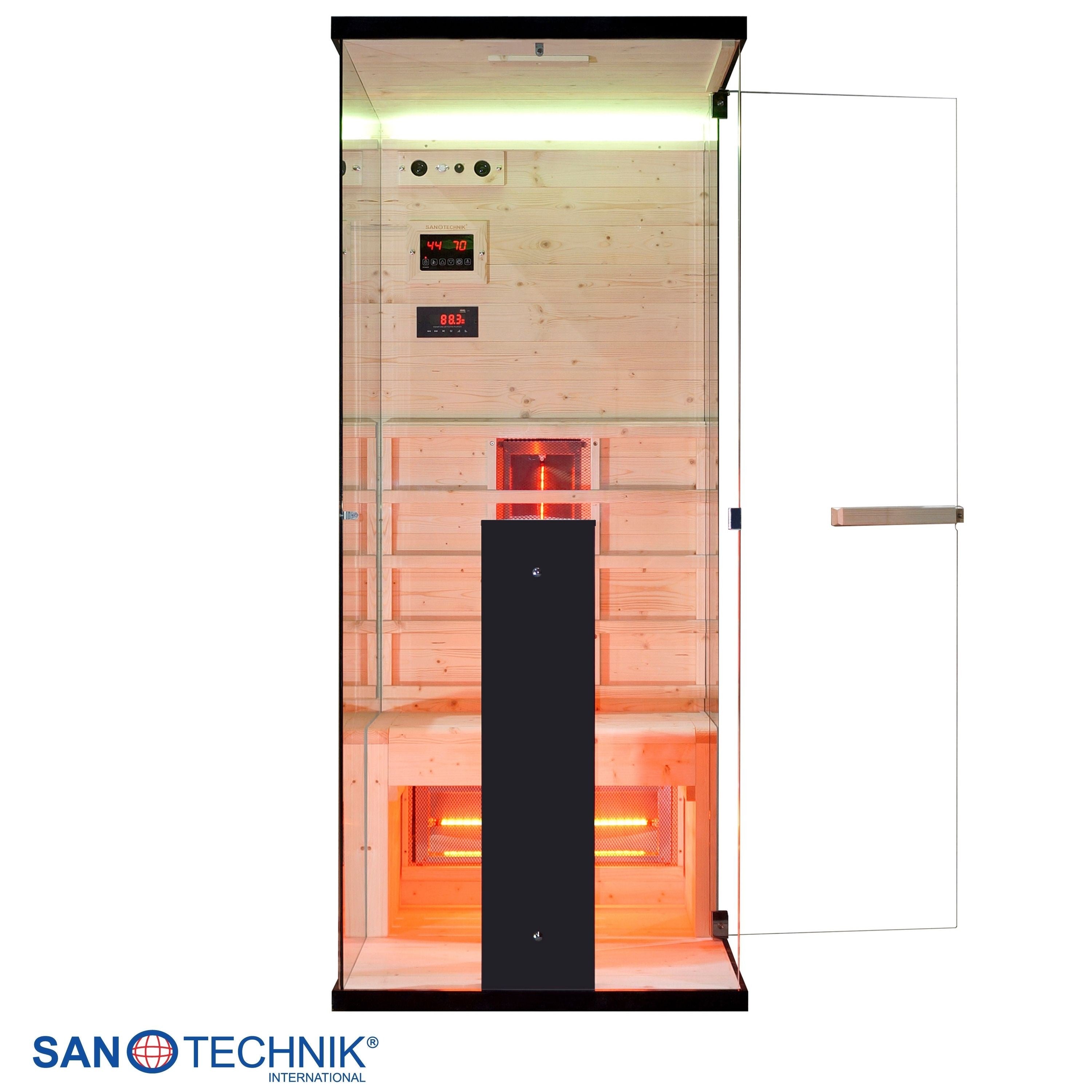 Sanotechnik - BILLUND 1 Infrarotkabine für 1 Person 80x110x190 cm
