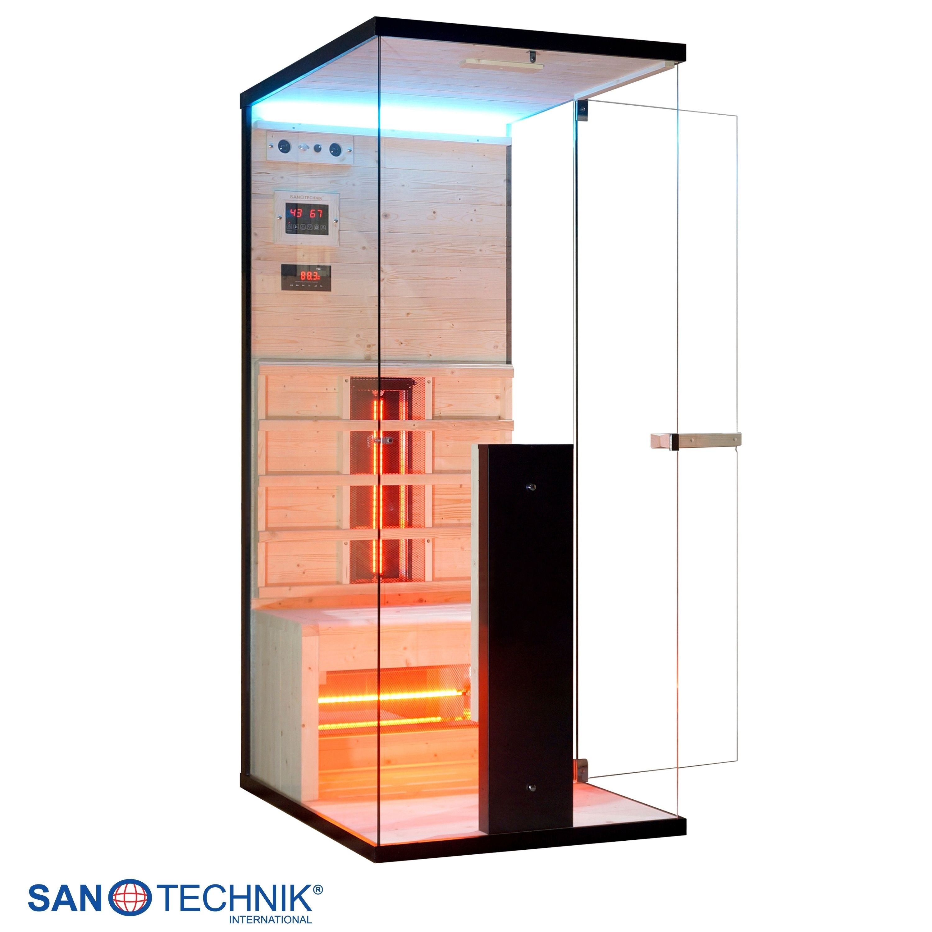 Sanotechnik - BILLUND 1 Infrarotkabine für 1 Person 80x110x190 cm