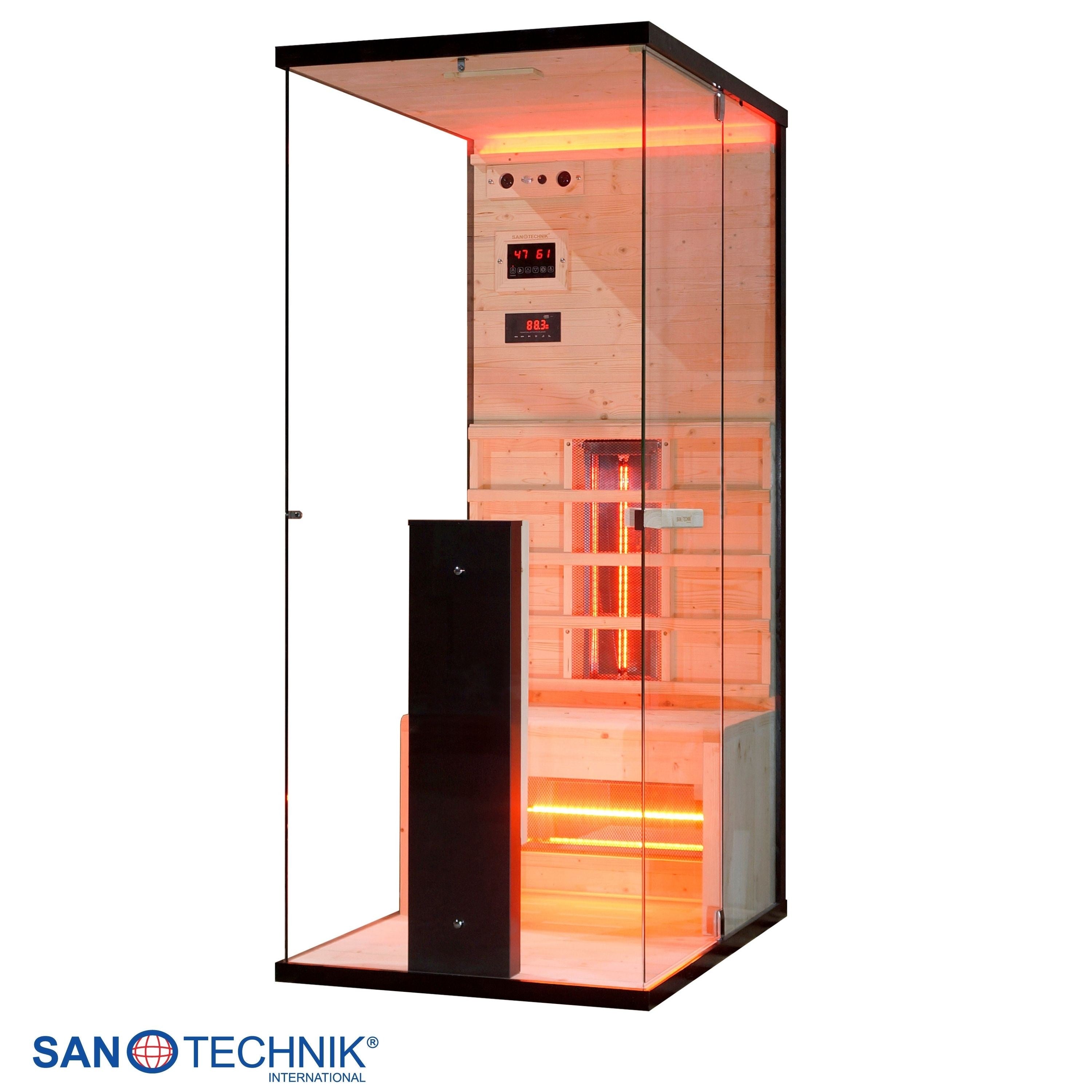 Sanotechnik - BILLUND 1 Infrarotkabine für 1 Person 80x110x190 cm
