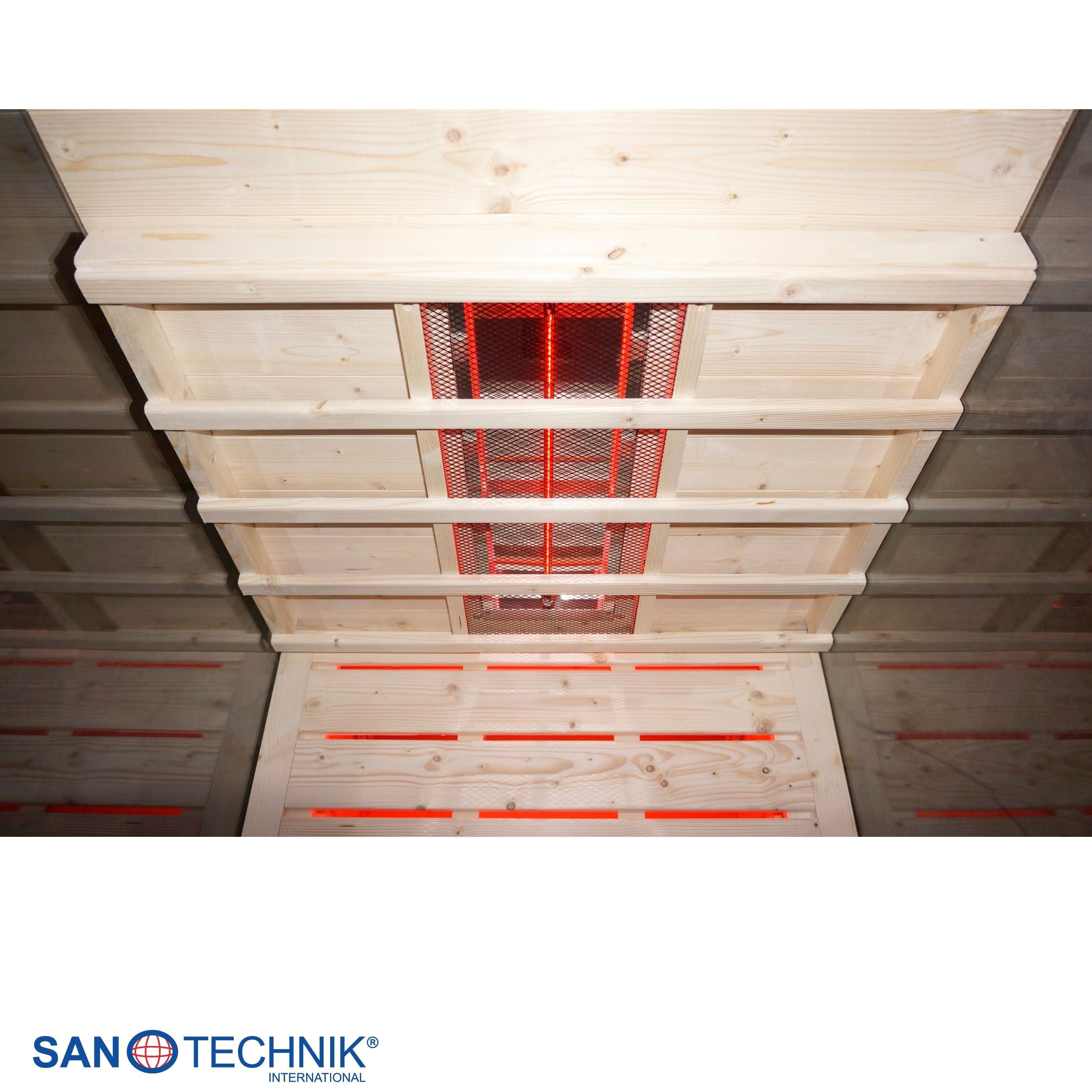 Sanotechnik - BILLUND 1 Infrarotkabine für 1 Person 80x110x190 cm
