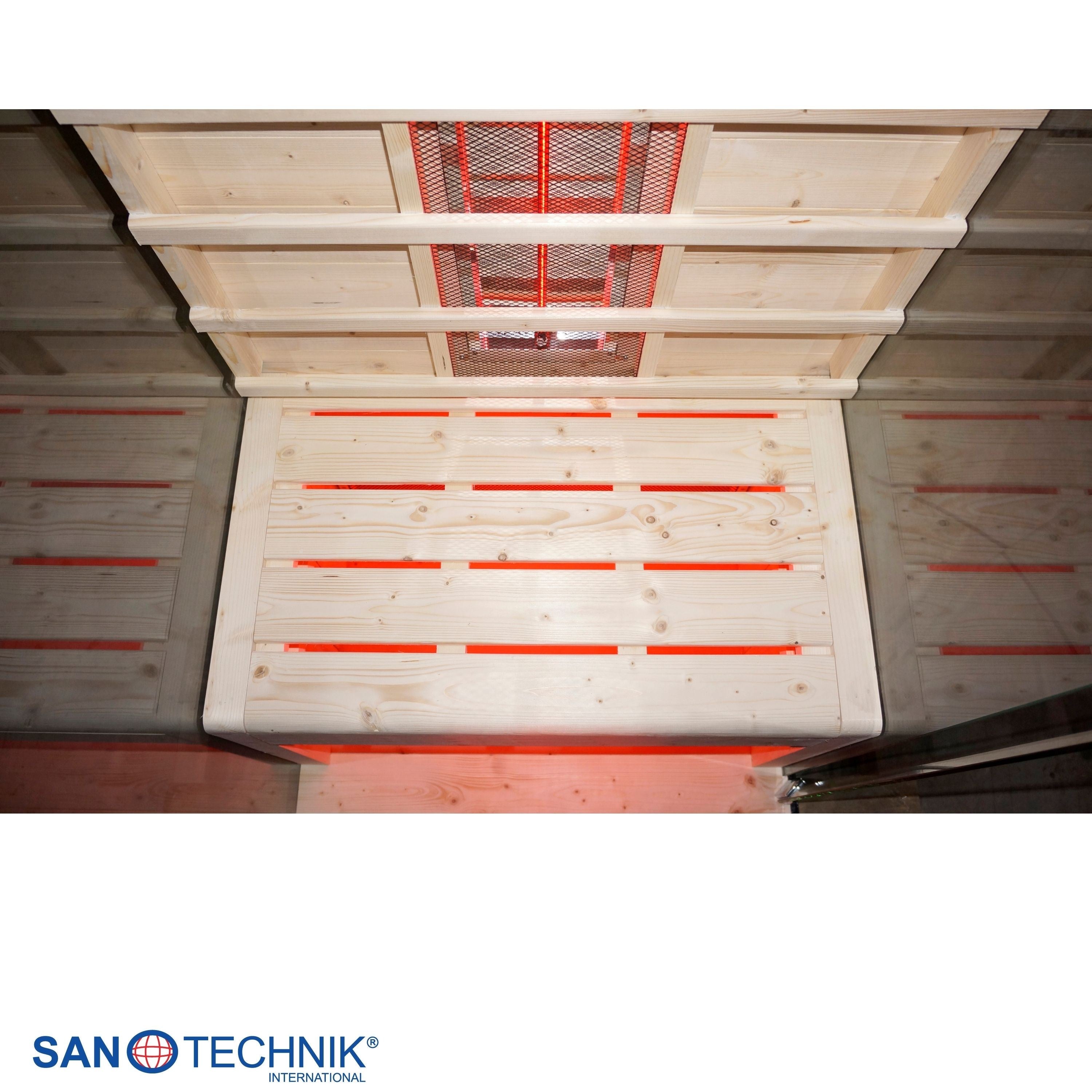 Sanotechnik - BILLUND 1 Infrarotkabine für 1 Person 80x110x190 cm