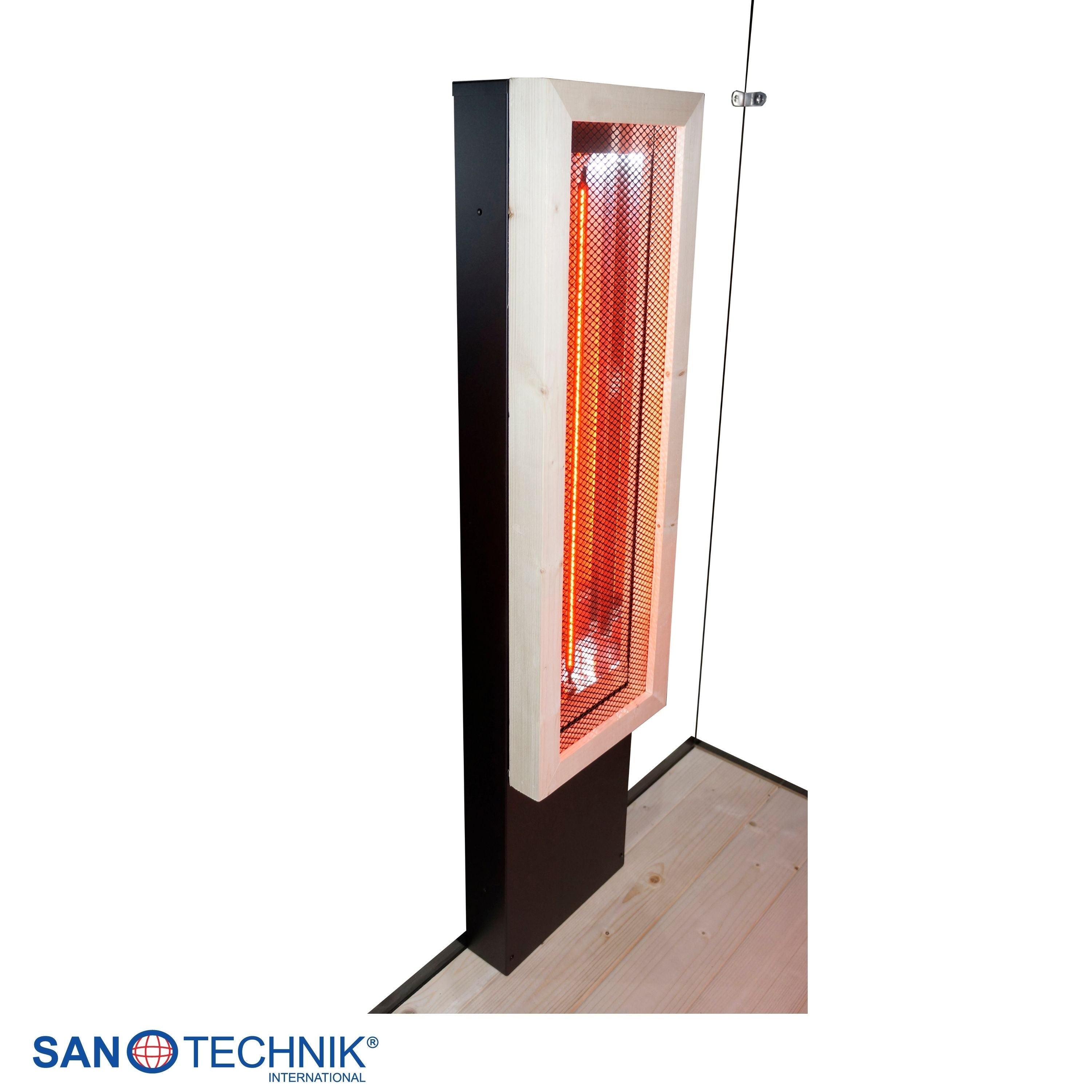 Sanotechnik - BILLUND 1 Infrarotkabine für 1 Person 80x110x190 cm