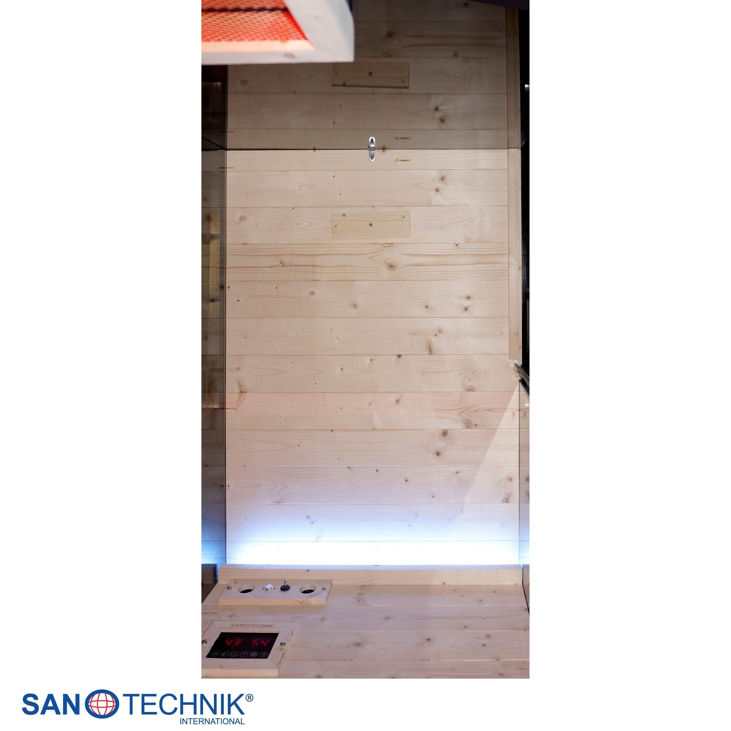 Sanotechnik - BILLUND 1 Infrarotkabine für 1 Person 80x110x190 cm