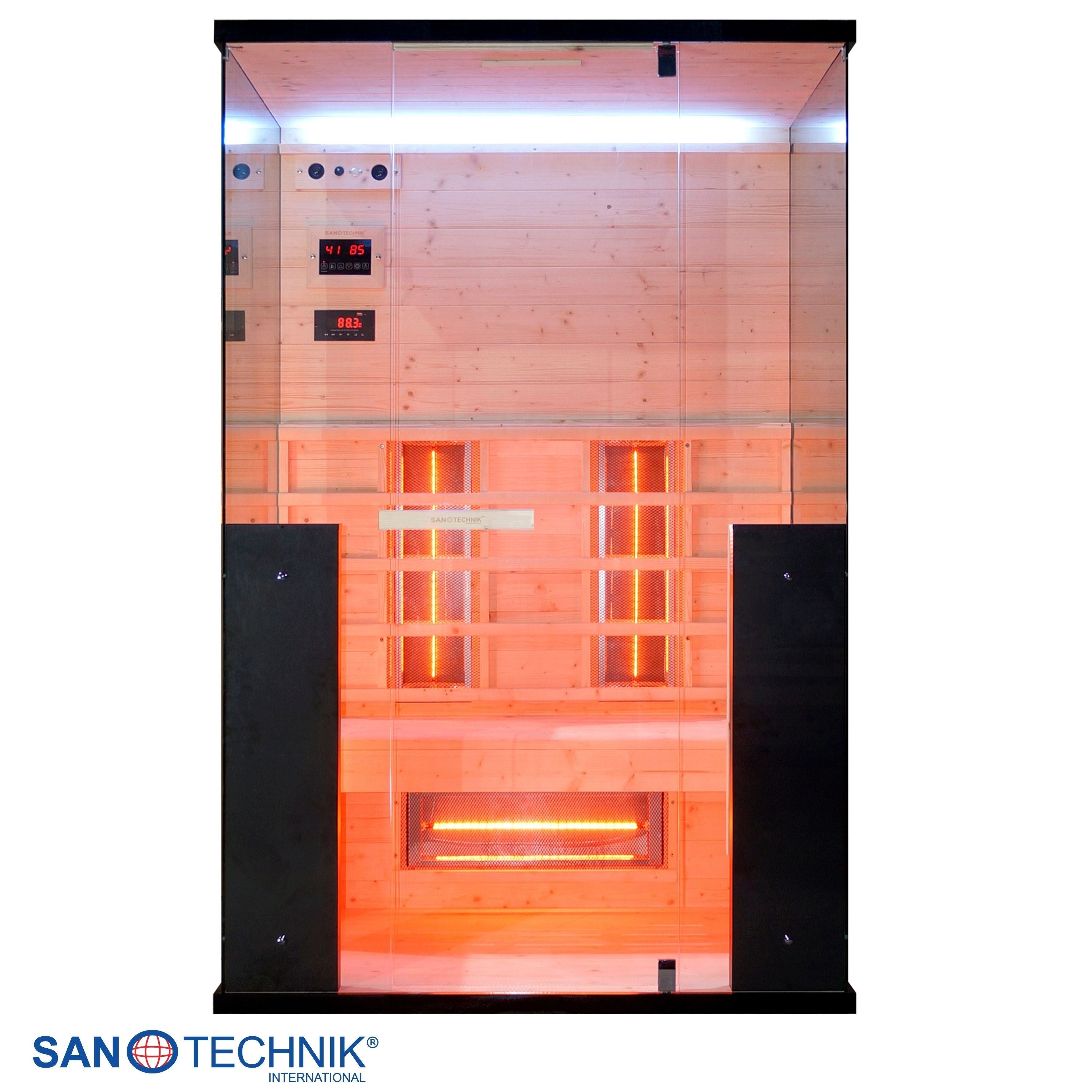 Sanotechnik - BILLUND 2 Infrarotkabine für 2 Personen 125x100x190 cm