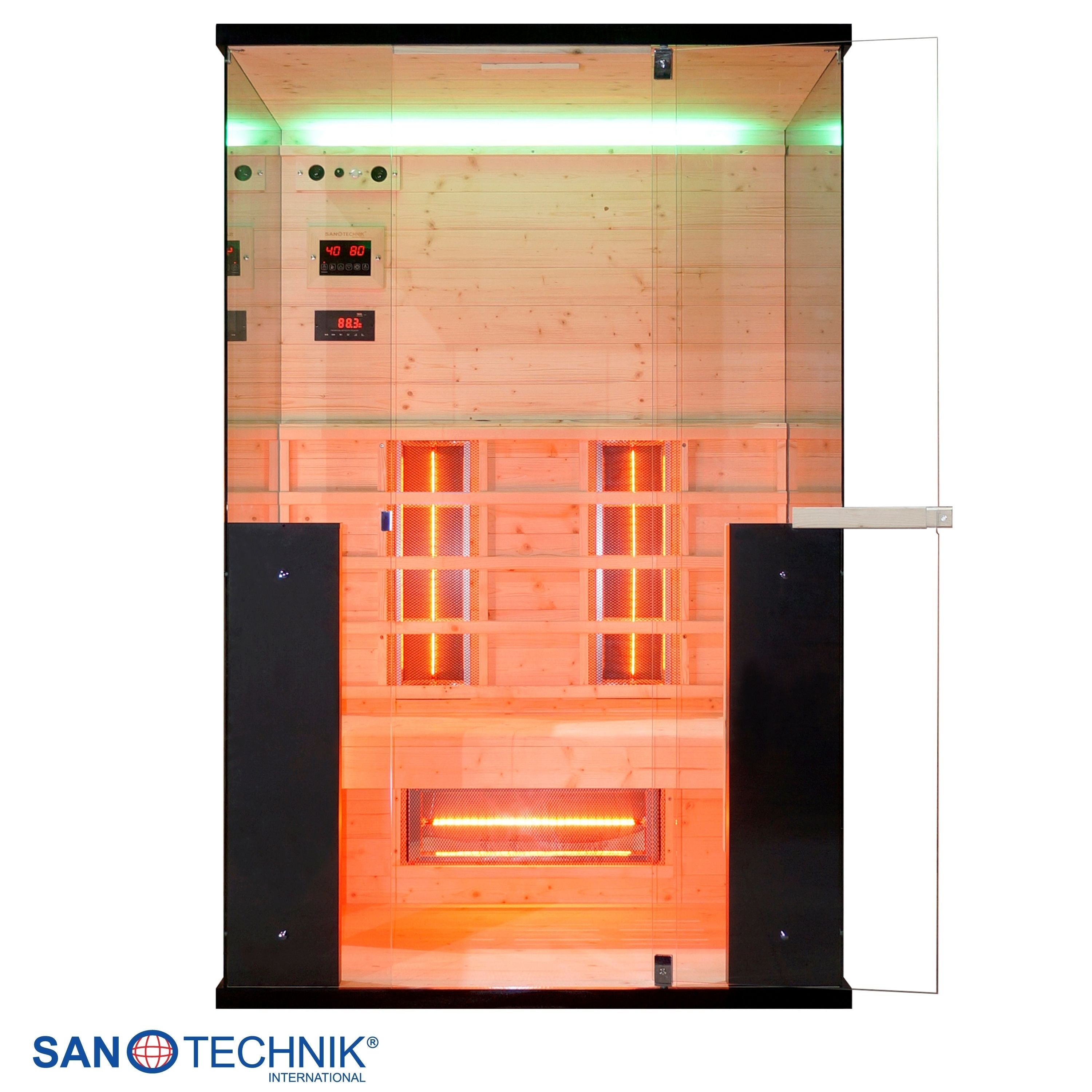 Sanotechnik - BILLUND 2 Infrarotkabine für 2 Personen 125x100x190 cm