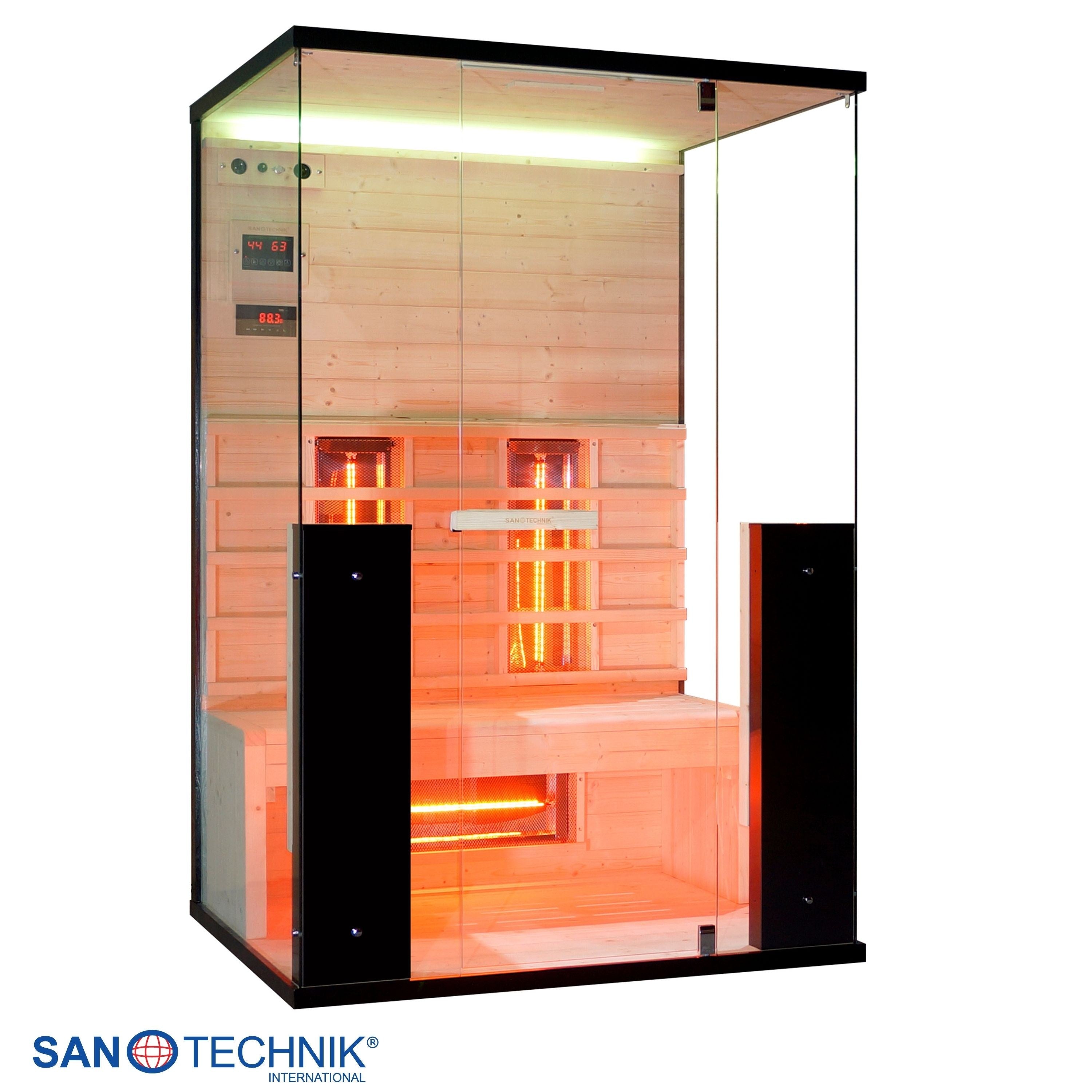 Sanotechnik - BILLUND 2 Infrarotkabine für 2 Personen 125x100x190 cm