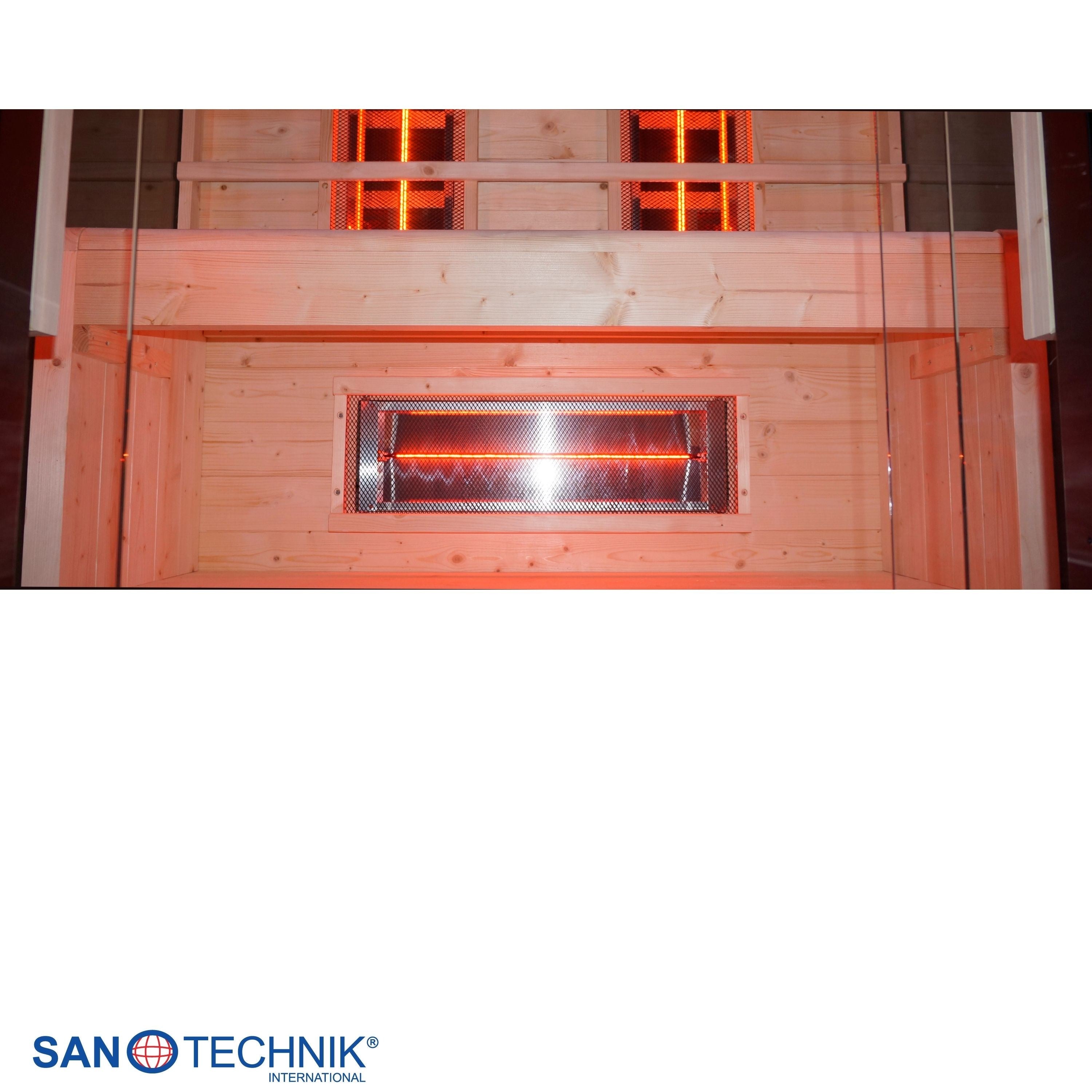 Sanotechnik - BILLUND 2 Infrarotkabine für 2 Personen 125x100x190 cm