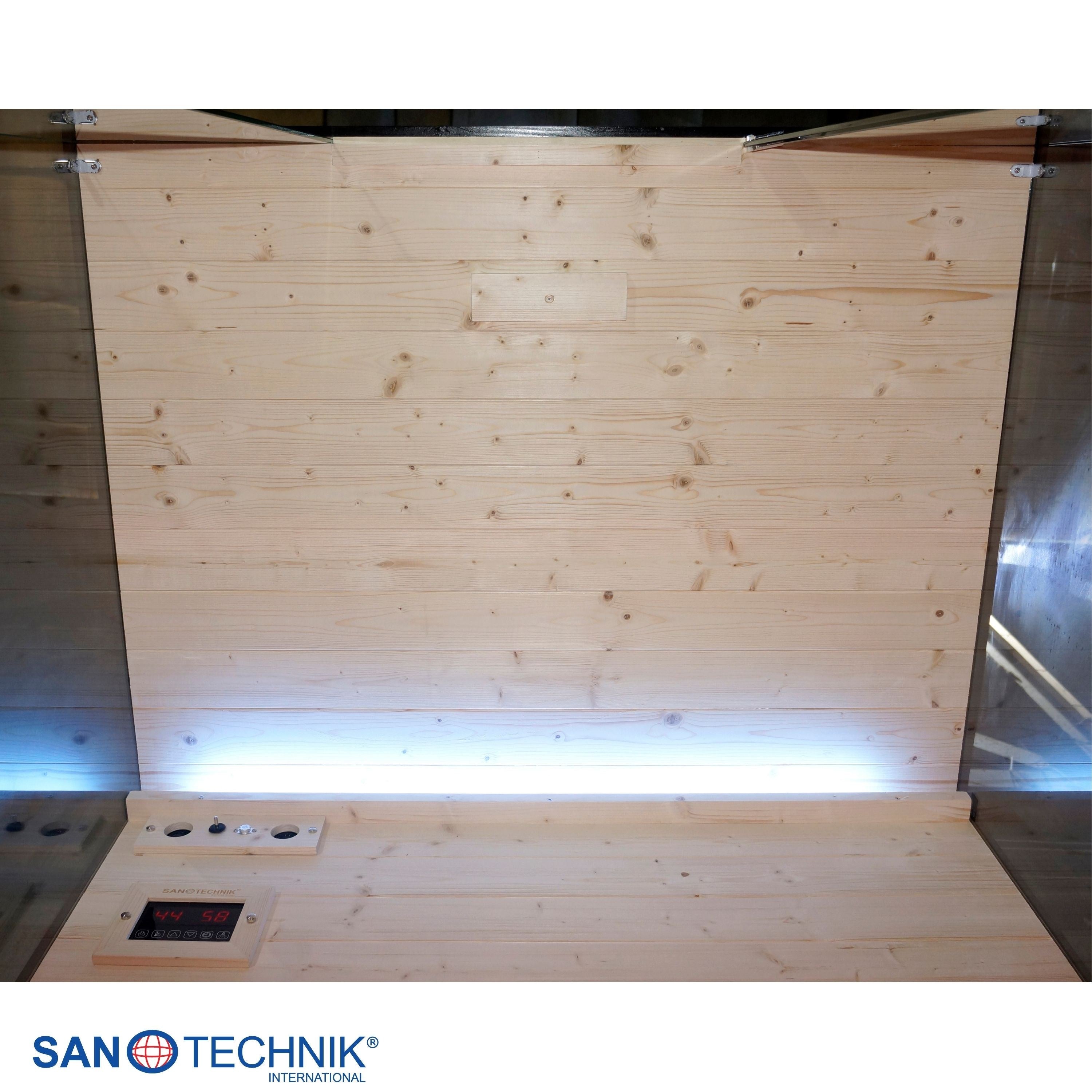 Sanotechnik - BILLUND 2 Infrarotkabine für 2 Personen 125x100x190 cm