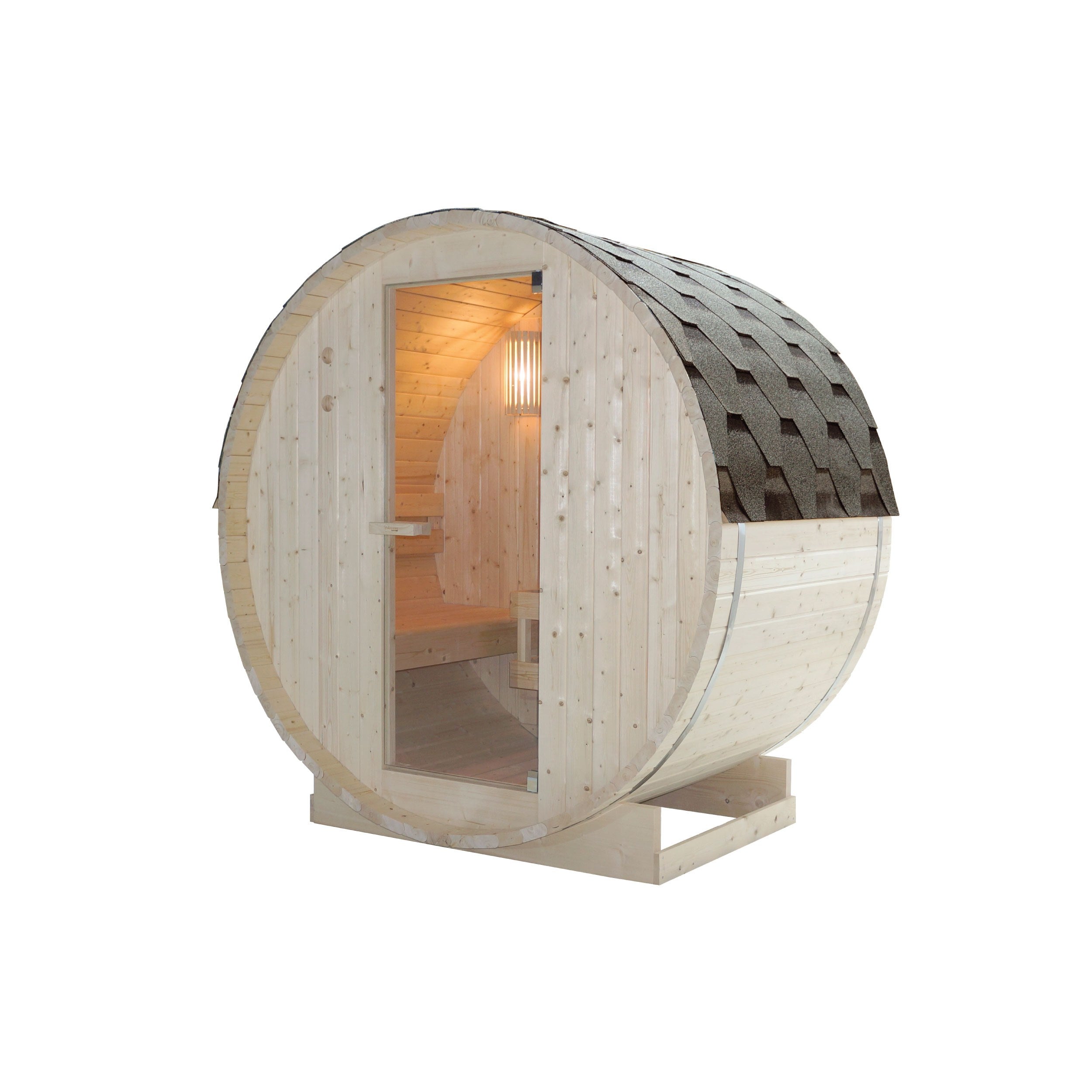 Sanotechnik - TROMSÖ M Außensauna für 2 Personen 189x120x191,5 cm