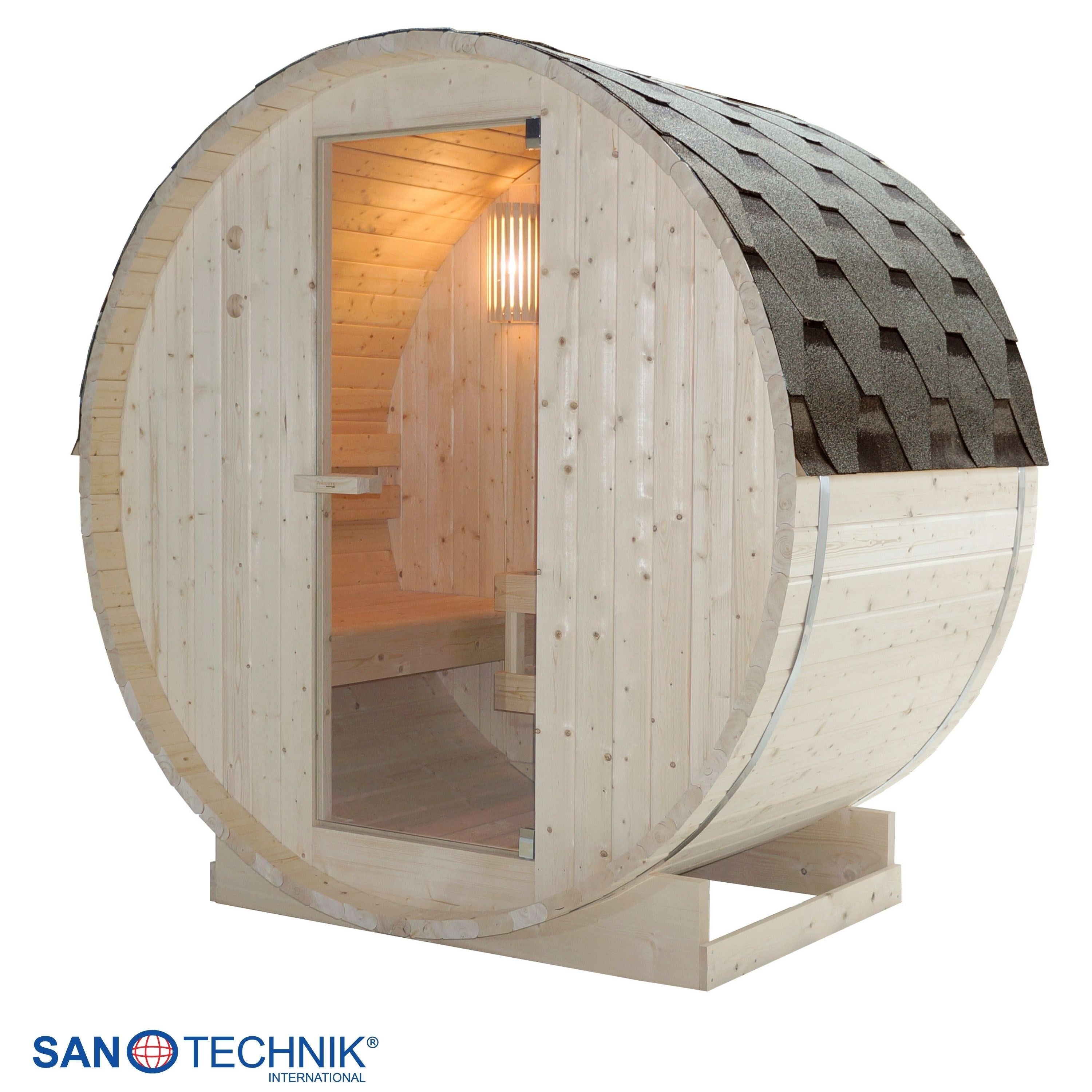 Sanotechnik - TROMSÖ M Außensauna für 2 Personen 189x120x191,5 cm