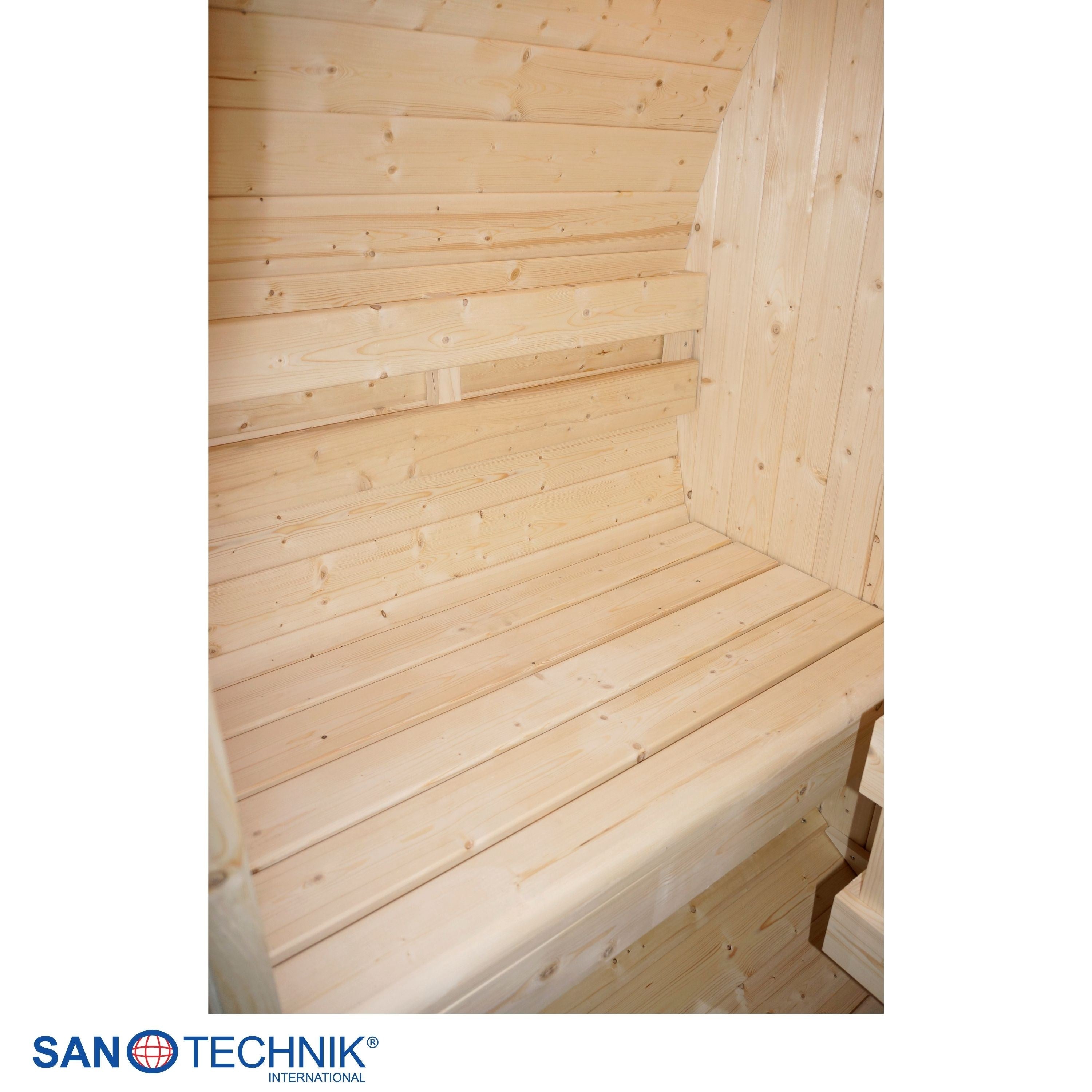 Sanotechnik - TROMSÖ M Außensauna für 2 Personen 189x120x191,5 cm