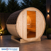 Sanotechnik - TROMSÖ L Außensauna für 4 Personen 189x180x191,5 cm