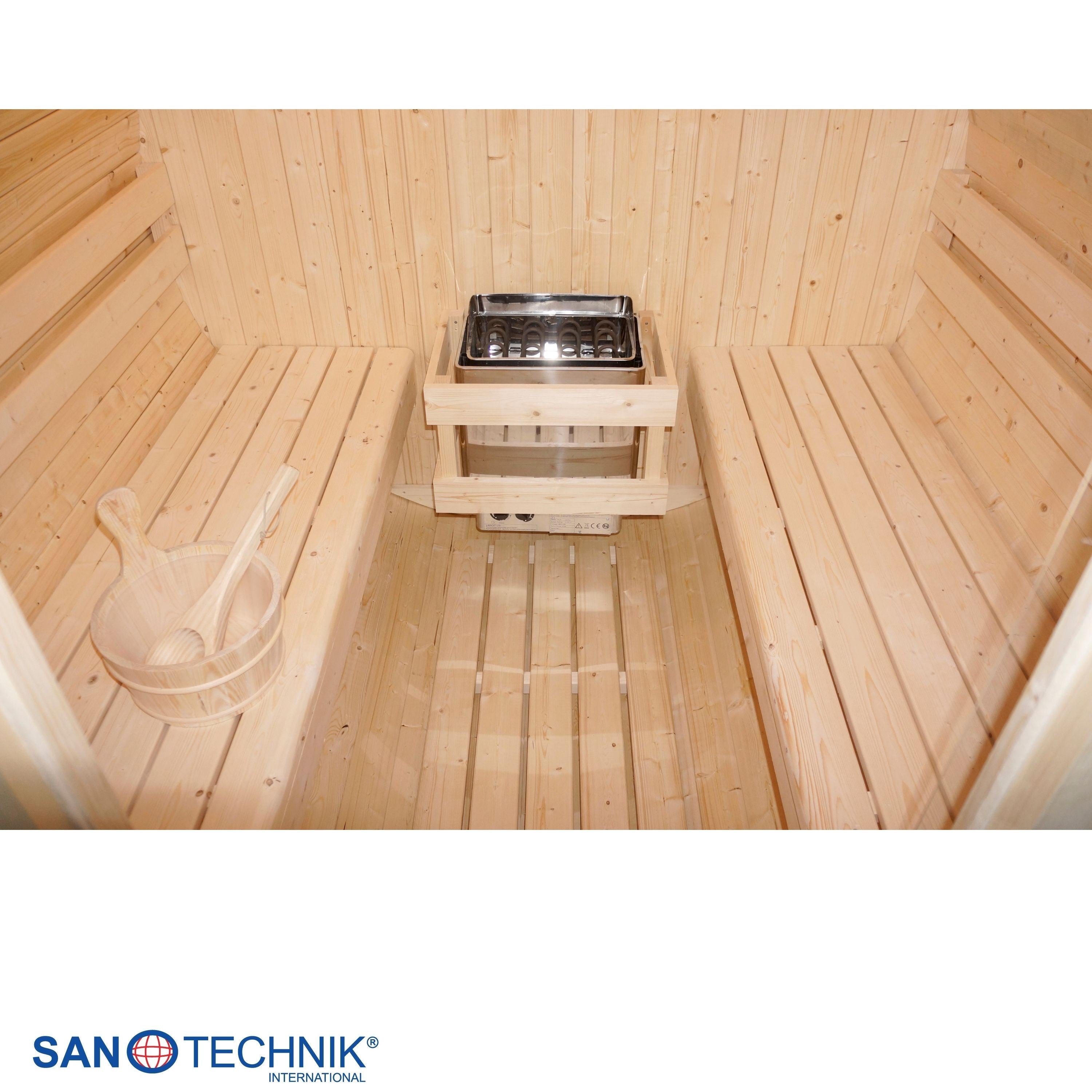 Sanotechnik - TROMSÖ L Außensauna für 4 Personen 189x180x191,5 cm