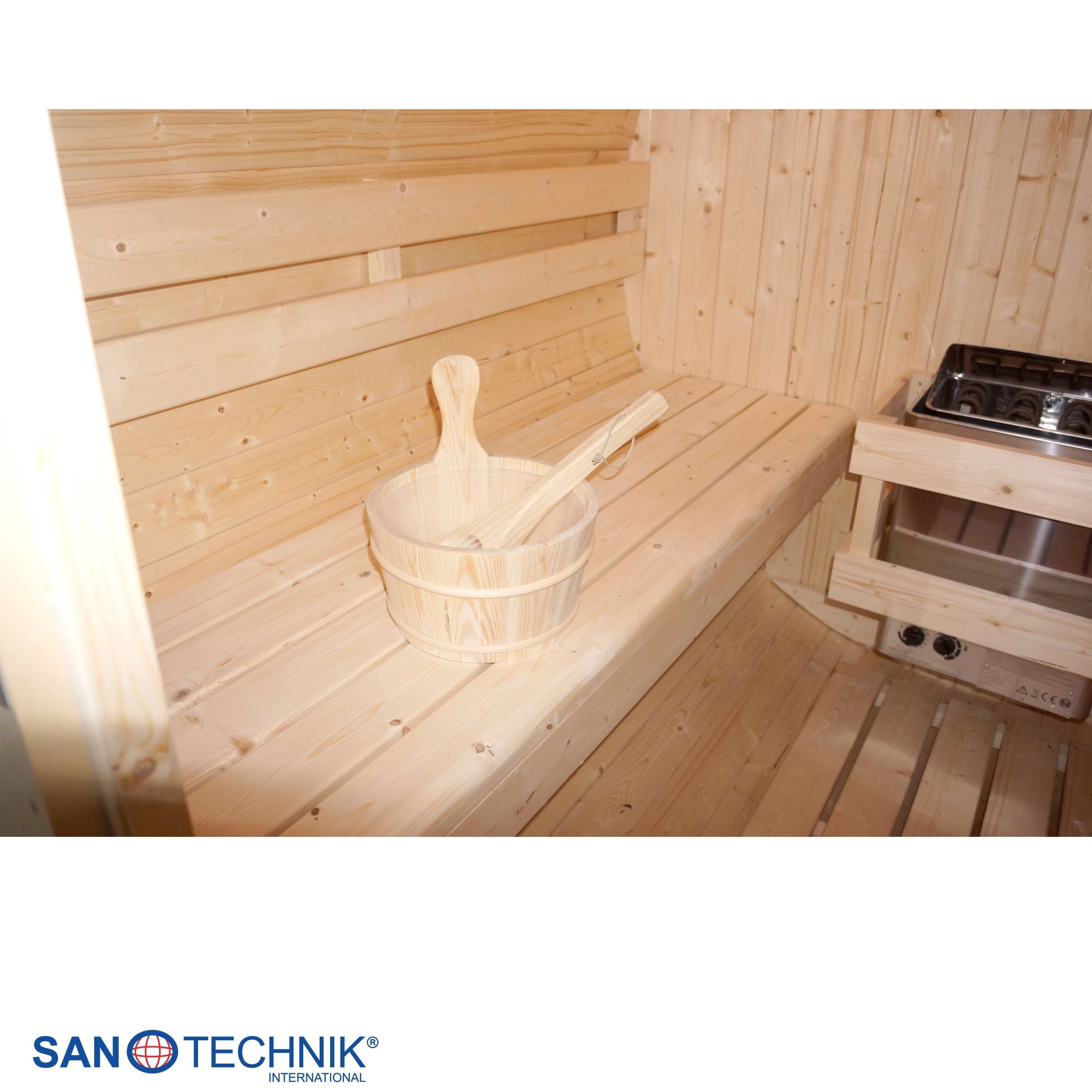 Sanotechnik - TROMSÖ L Außensauna für 4 Personen 189x180x191,5 cm