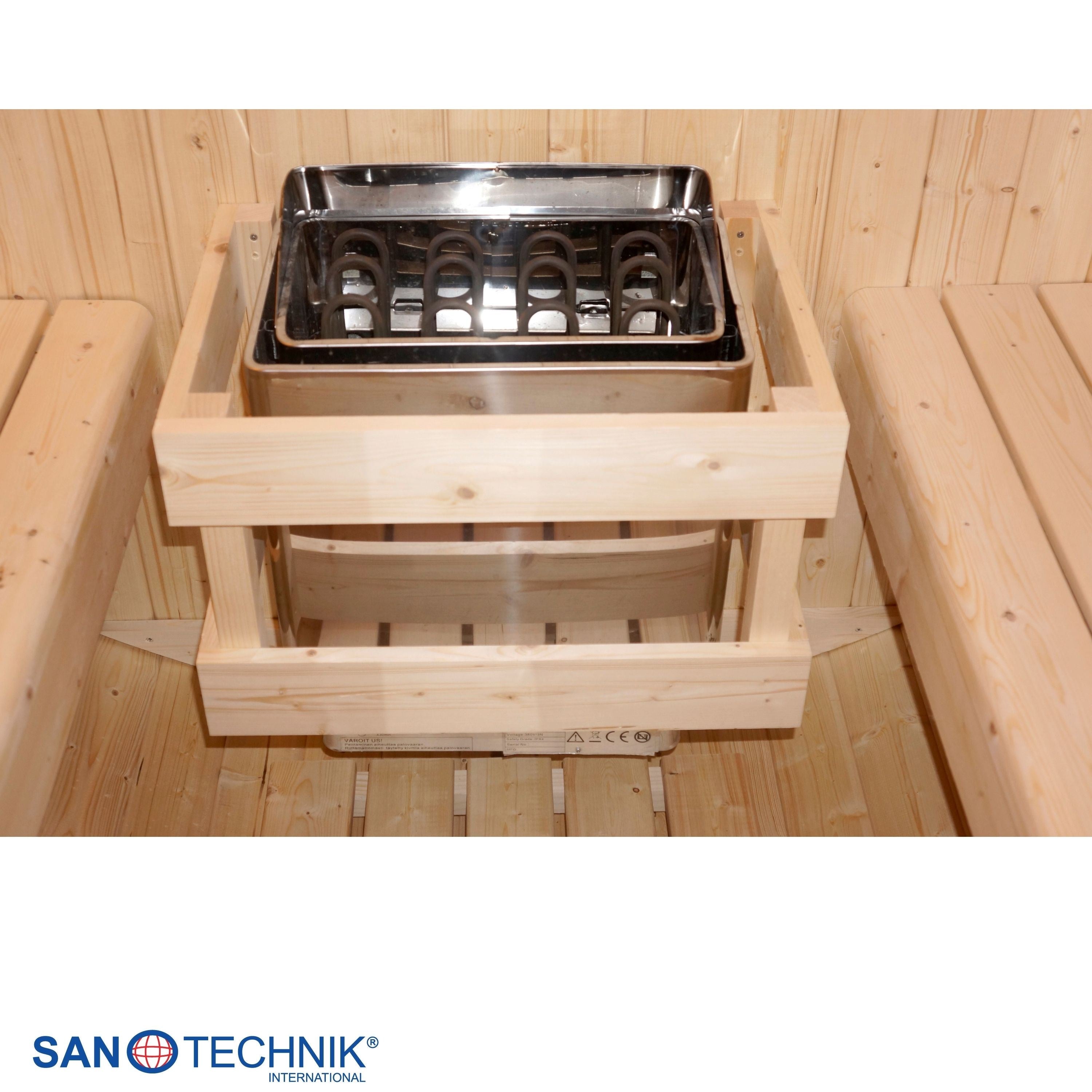 Sanotechnik - TROMSÖ L Außensauna für 4 Personen 189x180x191,5 cm