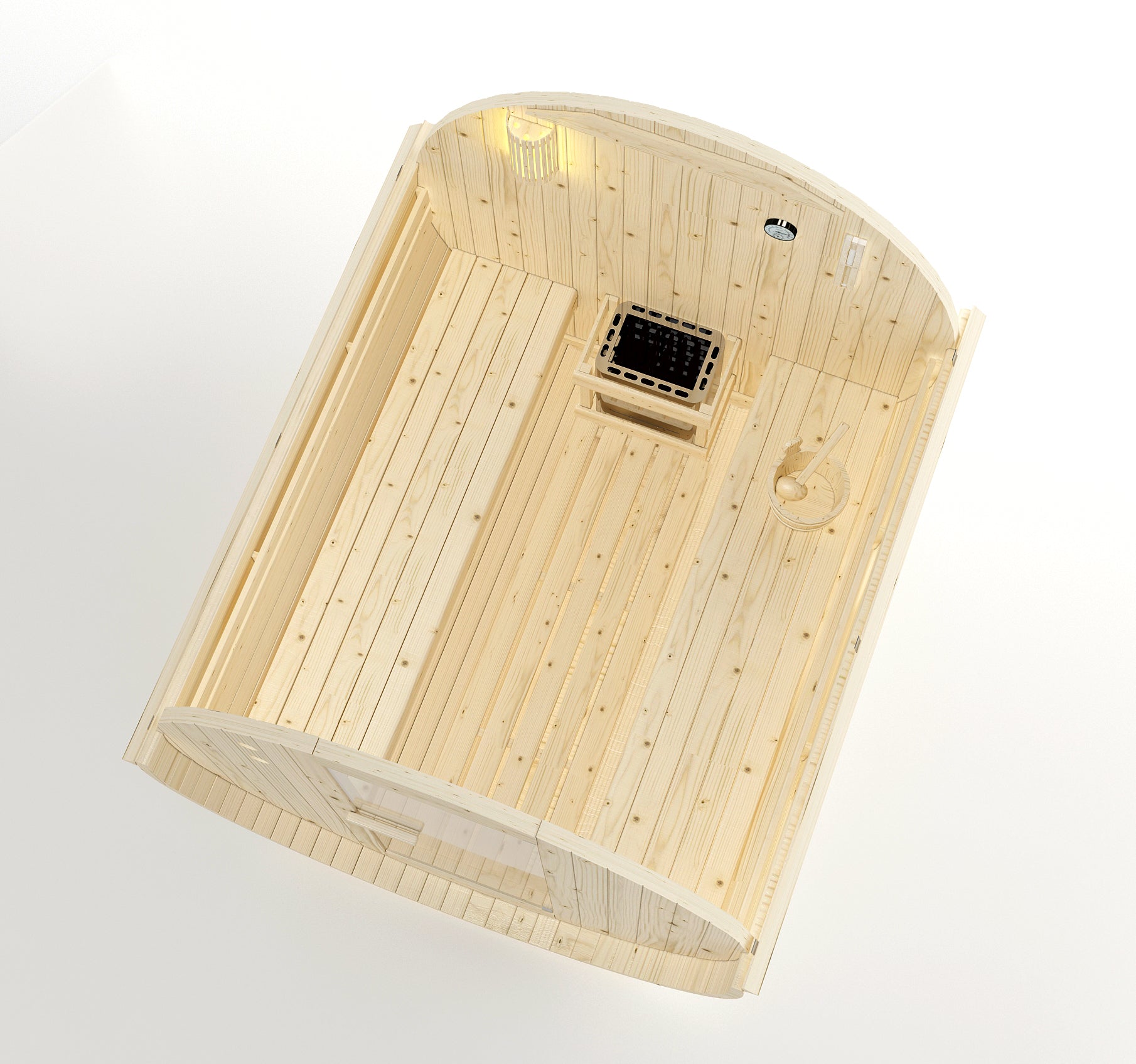 Sanotechnik - TROMSÖ XL Außensauna für 6 Personen 189x220x191,5 cm