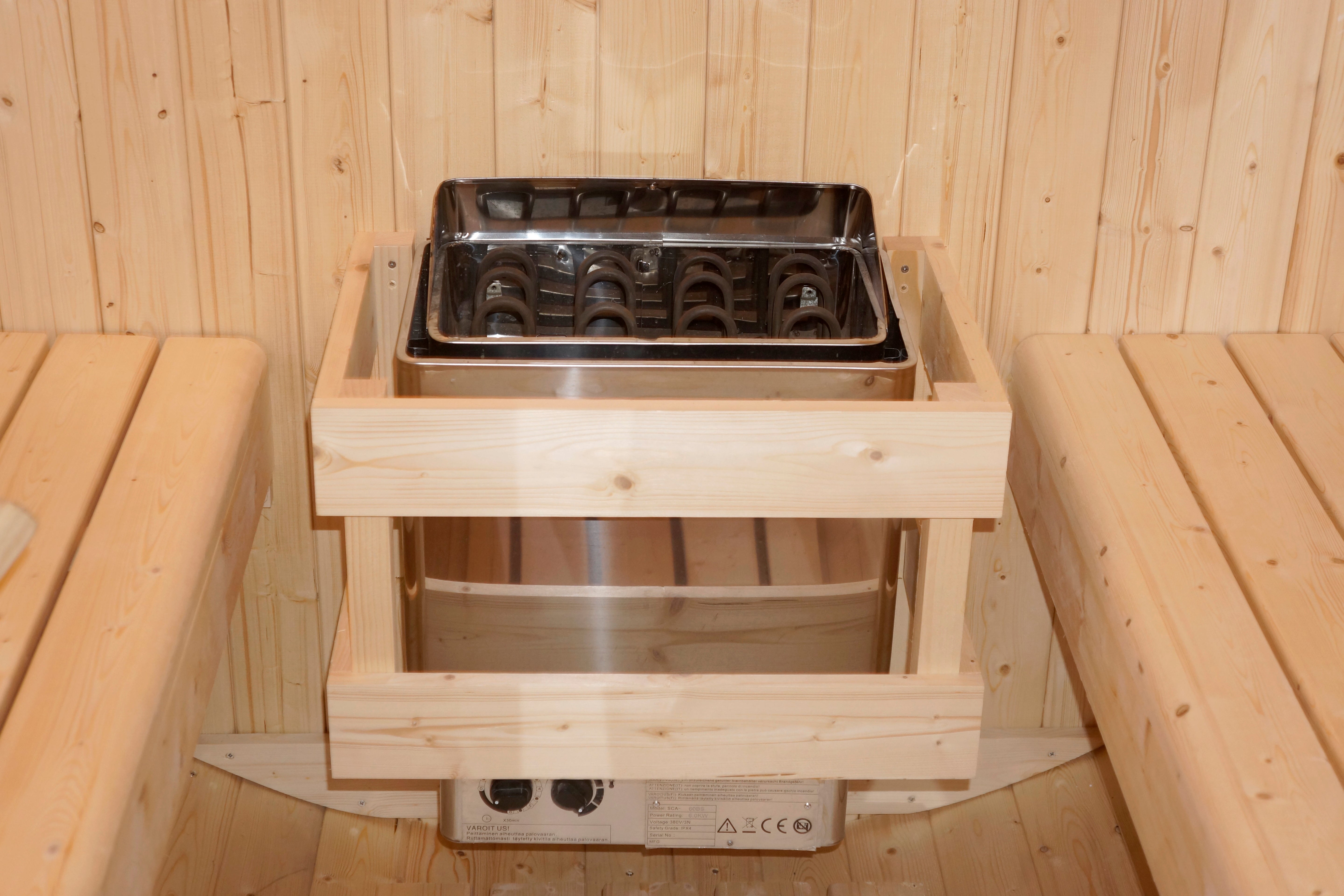 Sanotechnik - TROMSÖ XL Außensauna für 6 Personen 189x220x191,5 cm