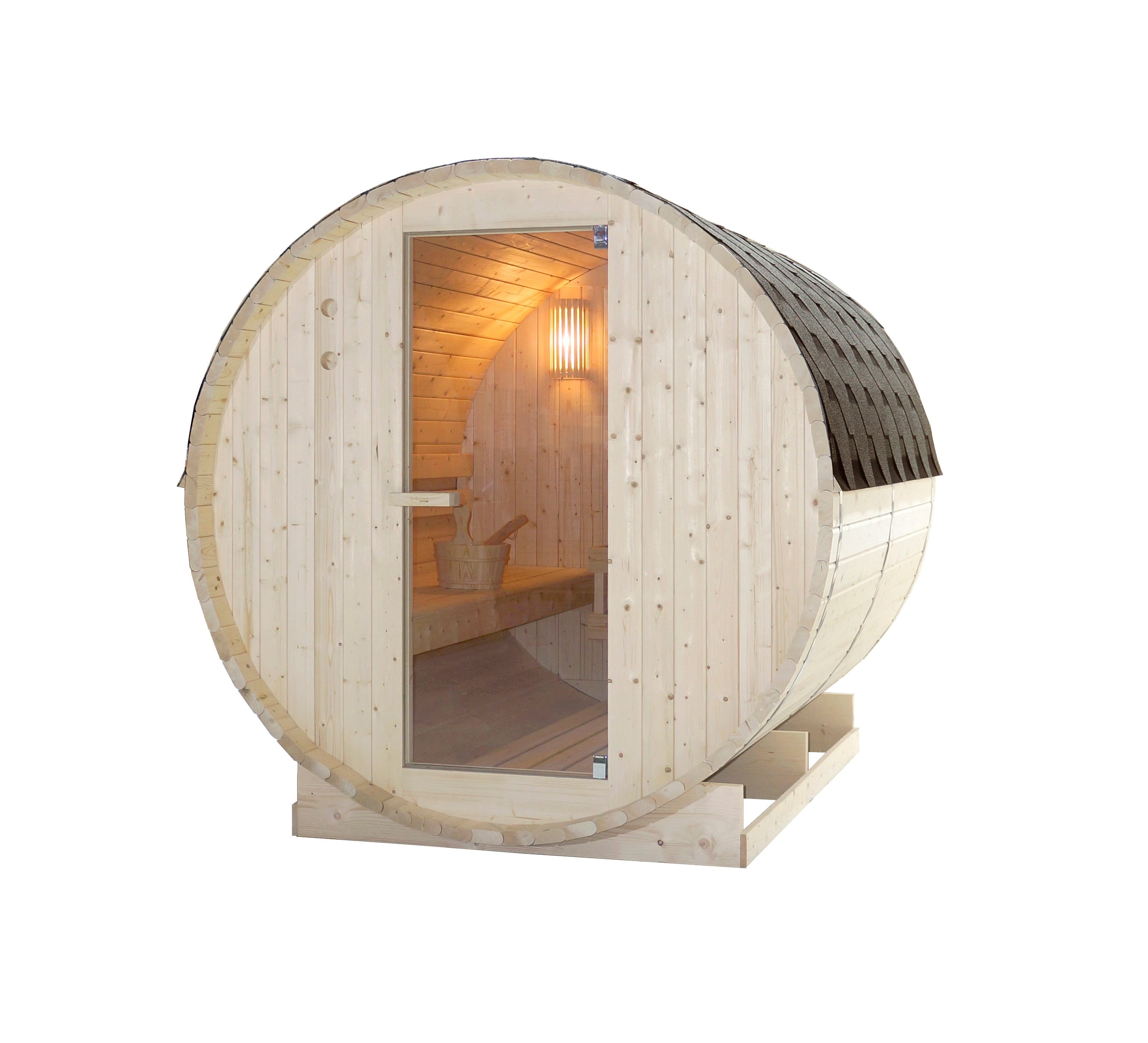 Sanotechnik - TROMSÖ XL Außensauna für 6 Personen 189x220x191,5 cm