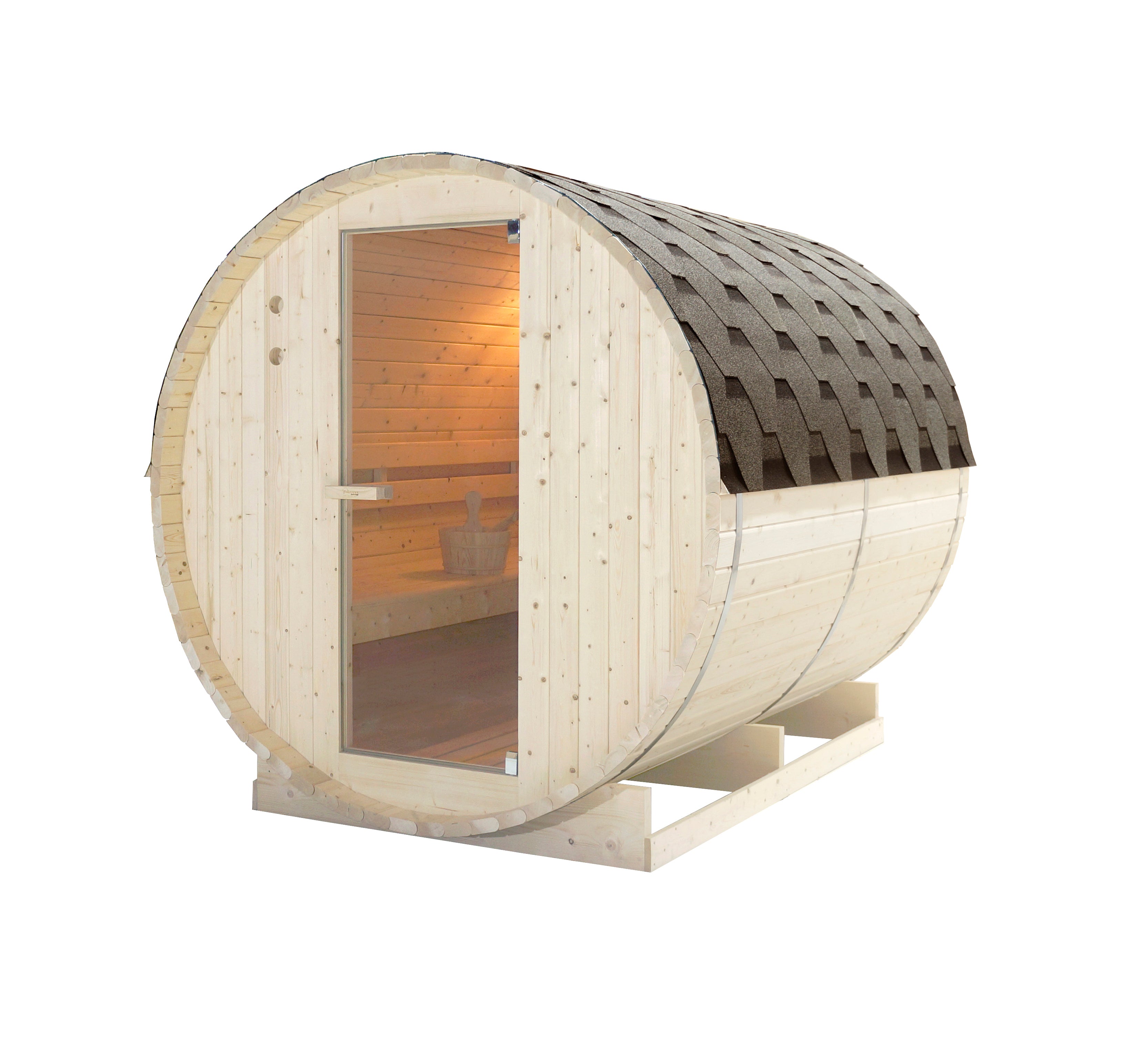 Sanotechnik - TROMSÖ XL Außensauna für 6 Personen 189x220x191,5 cm