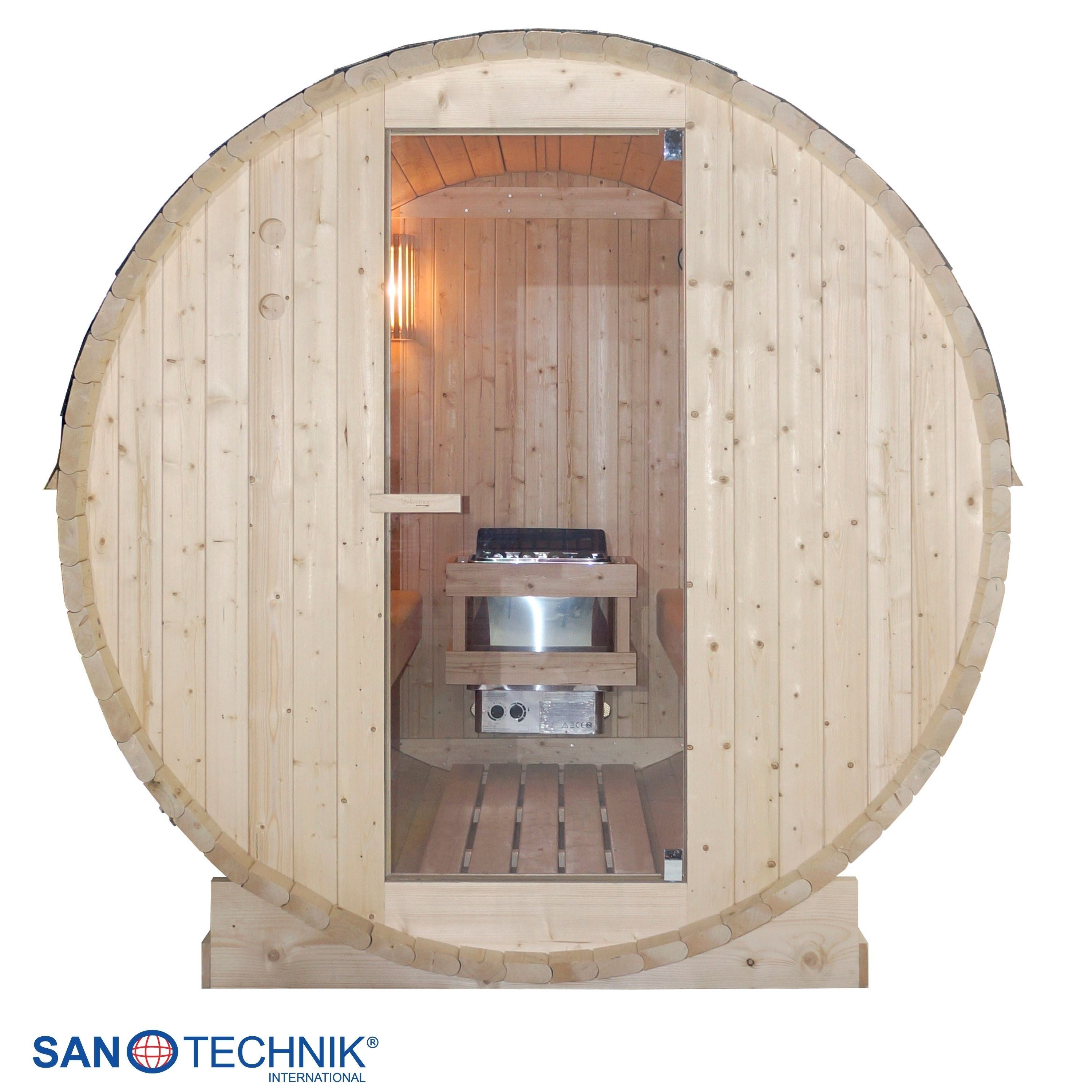 Sanotechnik - TROMSÖ XL Außensauna für 6 Personen 189x220x191,5 cm