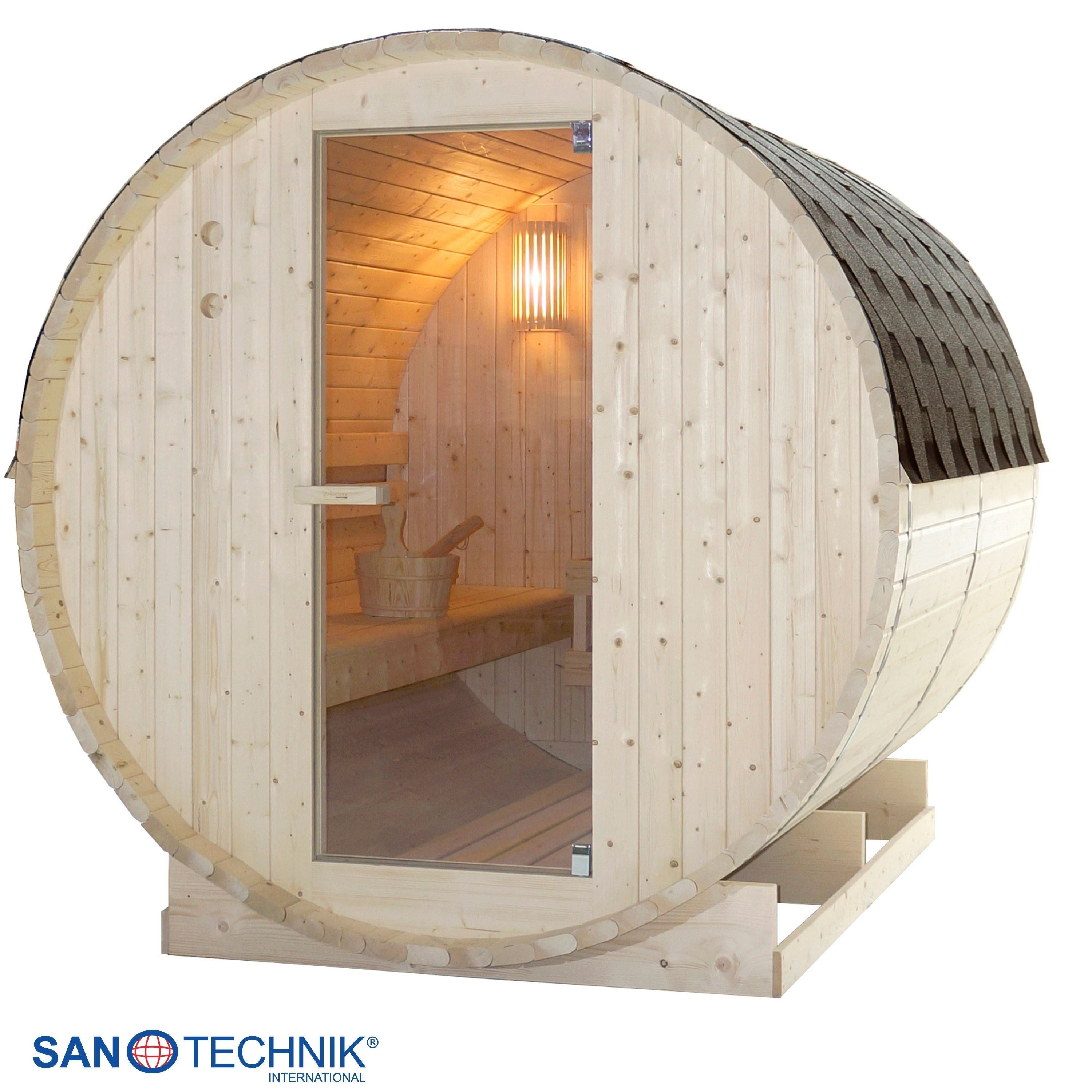 Sanotechnik - TROMSÖ XL Außensauna für 6 Personen 189x220x191,5 cm