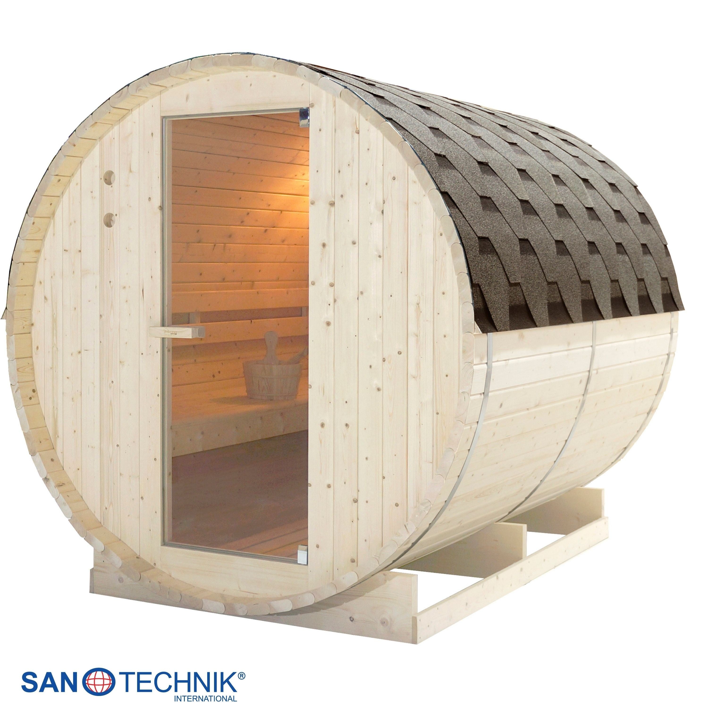 Sanotechnik - TROMSÖ XL Außensauna für 6 Personen 189x220x191,5 cm