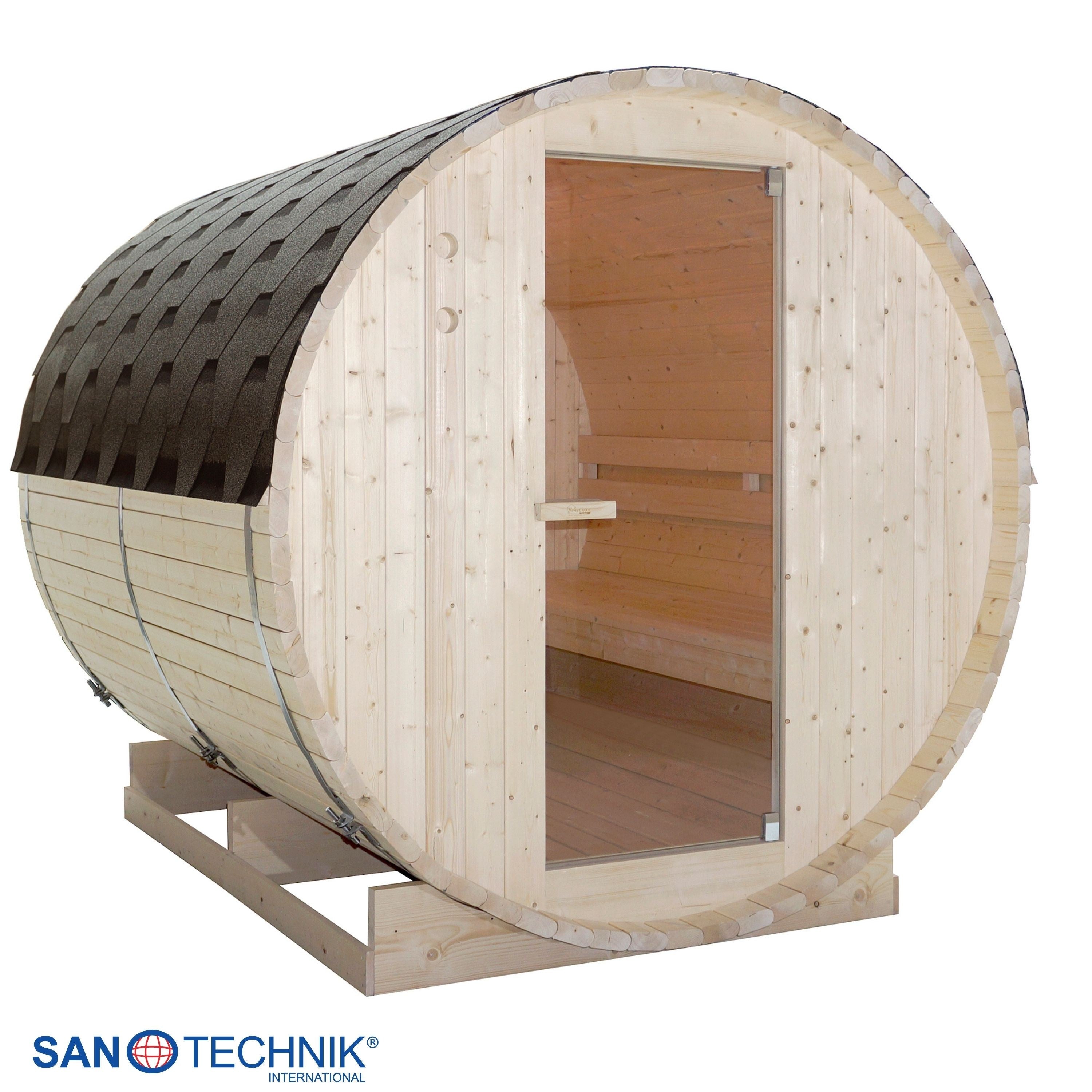Sanotechnik - TROMSÖ XL Außensauna für 6 Personen 189x220x191,5 cm