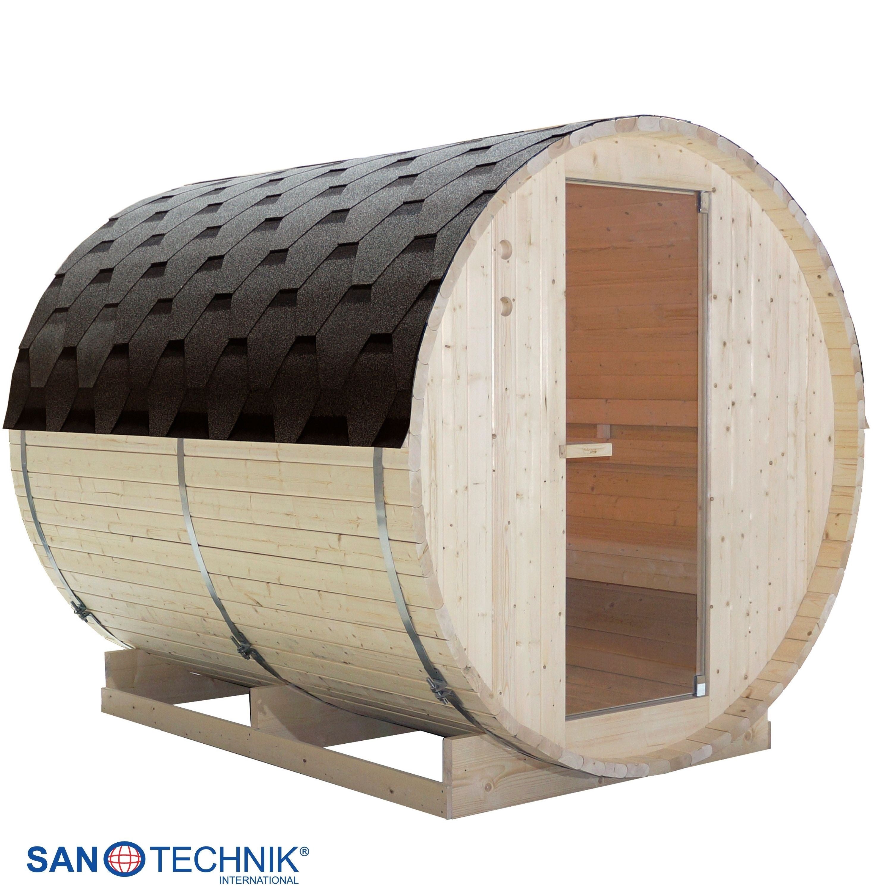 Sanotechnik - TROMSÖ XL Außensauna für 6 Personen 189x220x191,5 cm