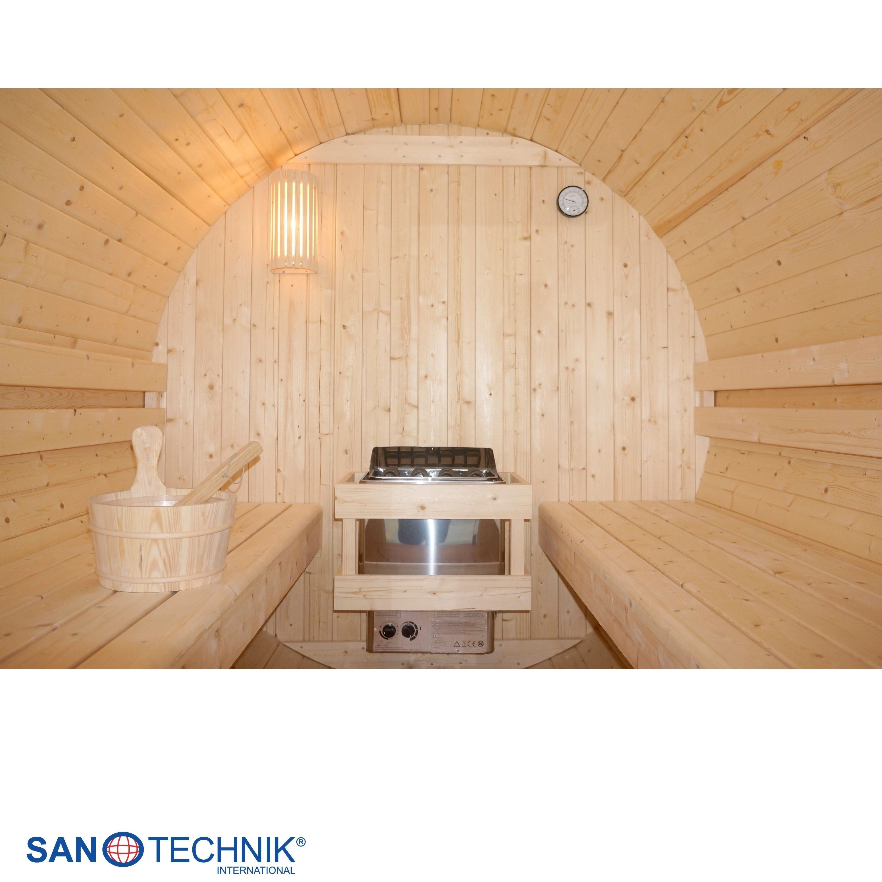 Sanotechnik - TROMSÖ XL Außensauna für 6 Personen 189x220x191,5 cm