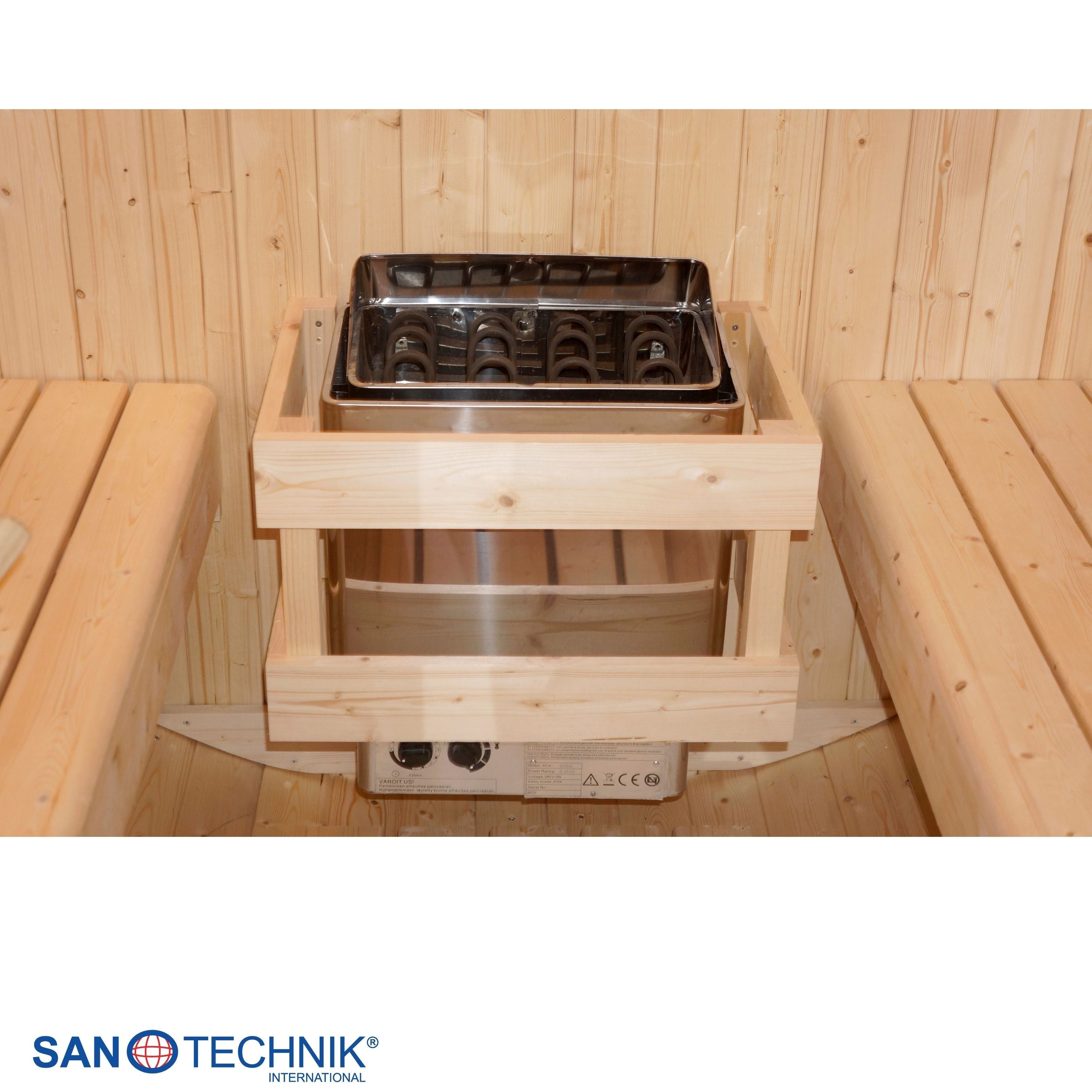 Sanotechnik - TROMSÖ XL Außensauna für 6 Personen 189x220x191,5 cm