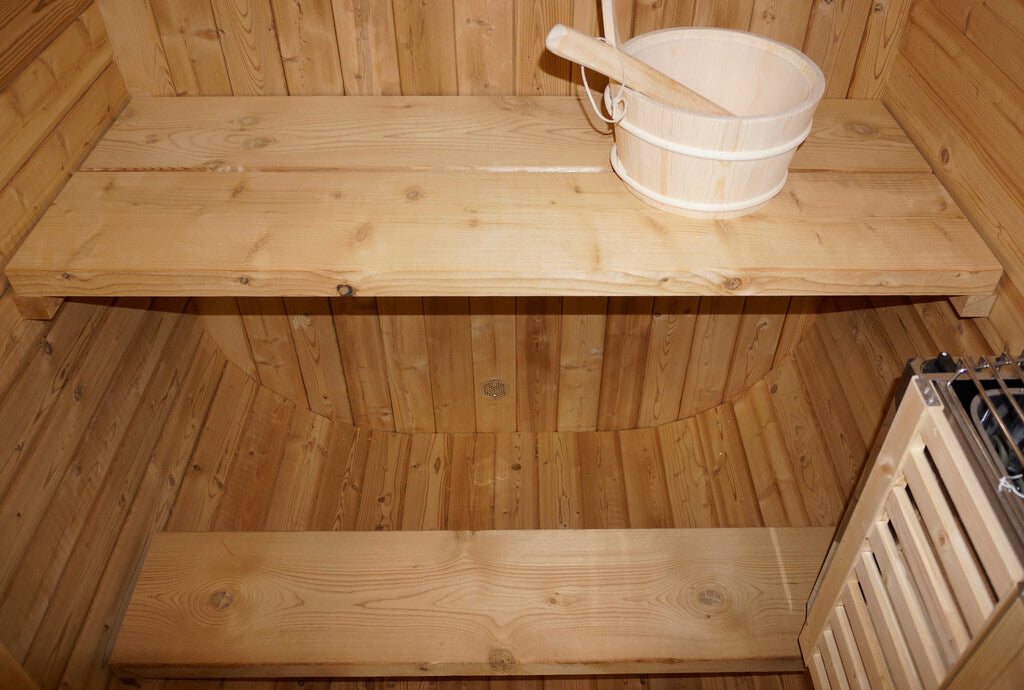 Sanotechnik - LINDHOLM Außensauna für 1-2 Personen 128,2x120x194 cm