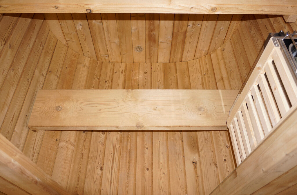 Sanotechnik - LINDHOLM Außensauna für 1-2 Personen 128,2x120x194 cm