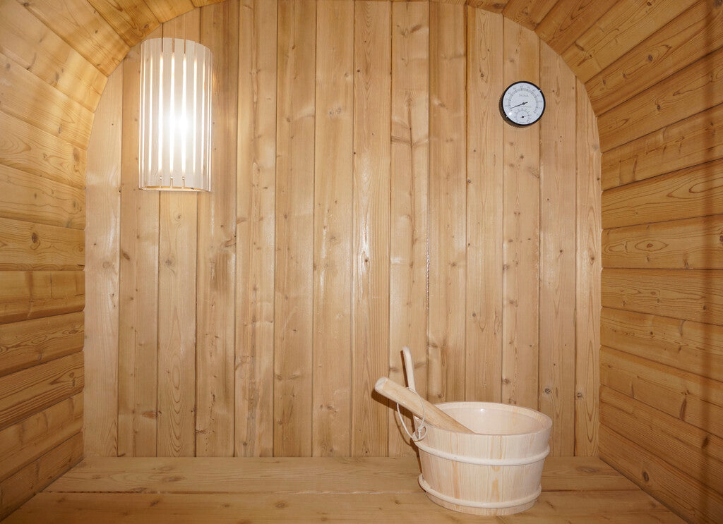 Sanotechnik - LINDHOLM Außensauna für 1-2 Personen 128,2x120x194 cm