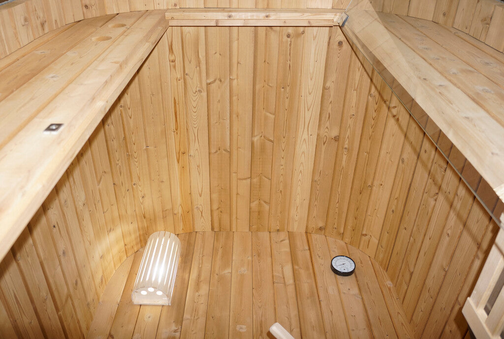 Sanotechnik - LINDHOLM Außensauna für 1-2 Personen 128,2x120x194 cm